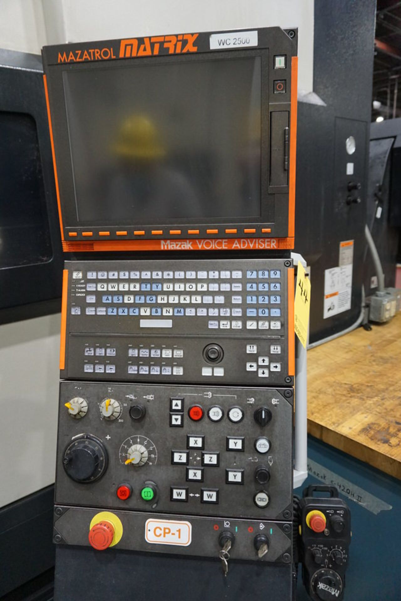 2008 MAZAK INTEGREX E-420 H II E TOWER CNC LATHE W/ MAZATROL MATRIX WC 2500 CTRL - Image 3 of 19