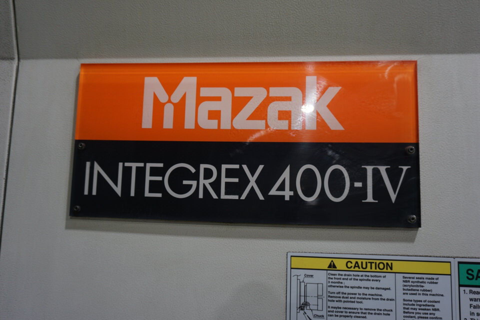 2007 MAZAK INTEGREX 400-IV CNC LATHE W/ MAZATROL MATRIX CP-1 CTRL - Image 4 of 15