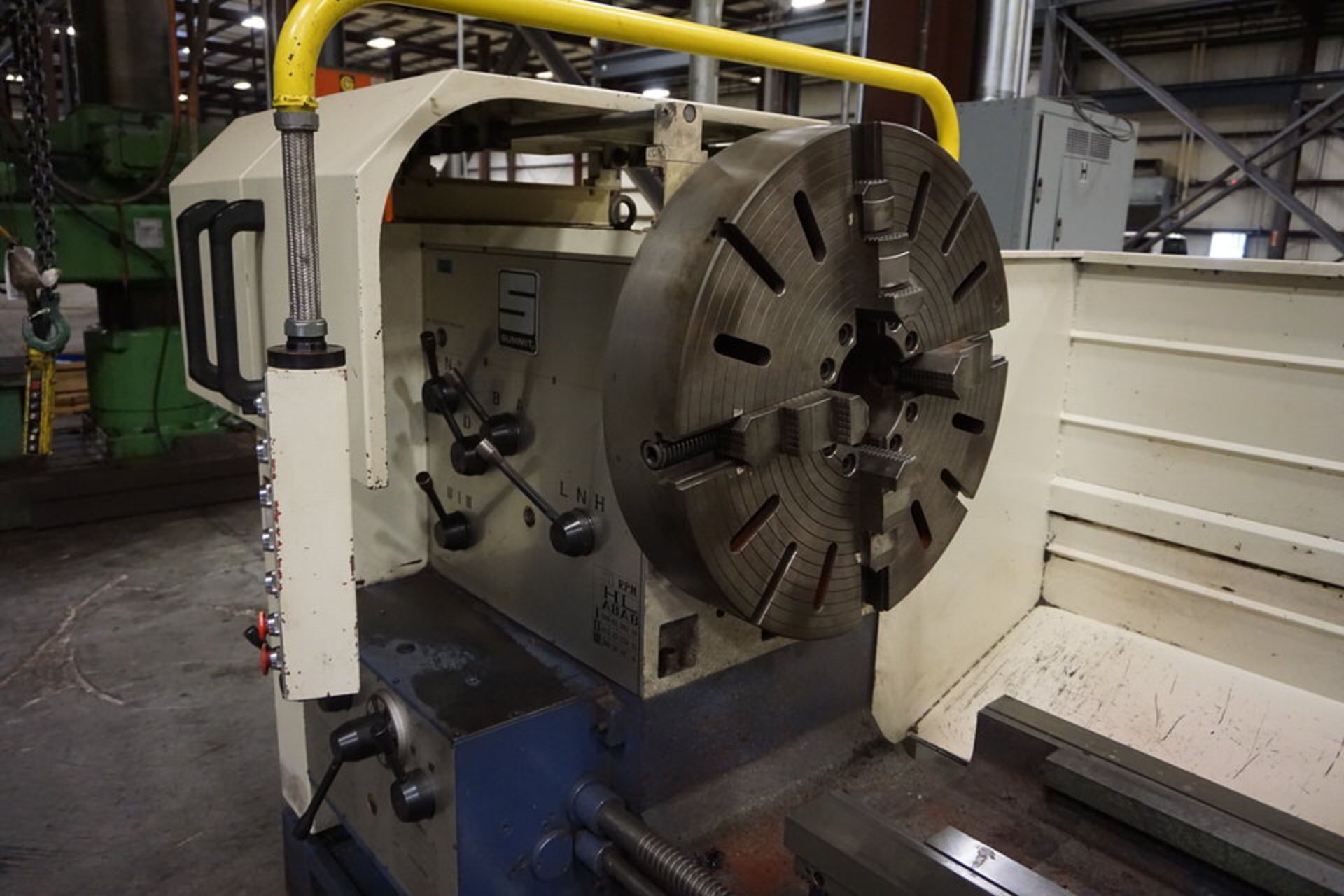 SUMMIT 42-6X120 LATHE, W/ (3) STEADY REST, (1) FOLLOW REST, (3) LIVE CENTERS, TAILSTOCK - Image 11 of 14