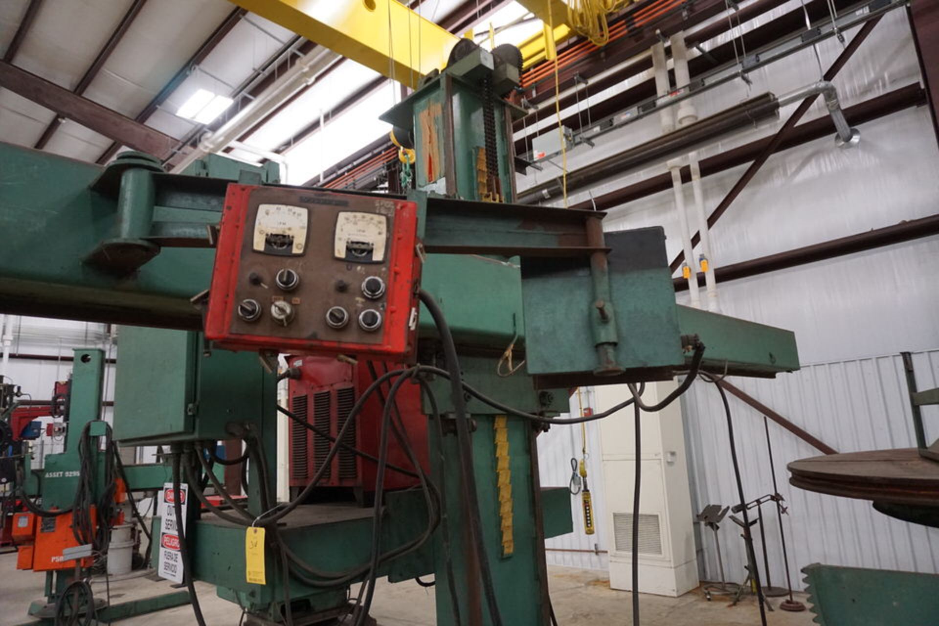 WELDMORE 6062 WSC WELDING MANIPULATOR, LINCOLN DC 600 POWER SOURCE - Image 2 of 4