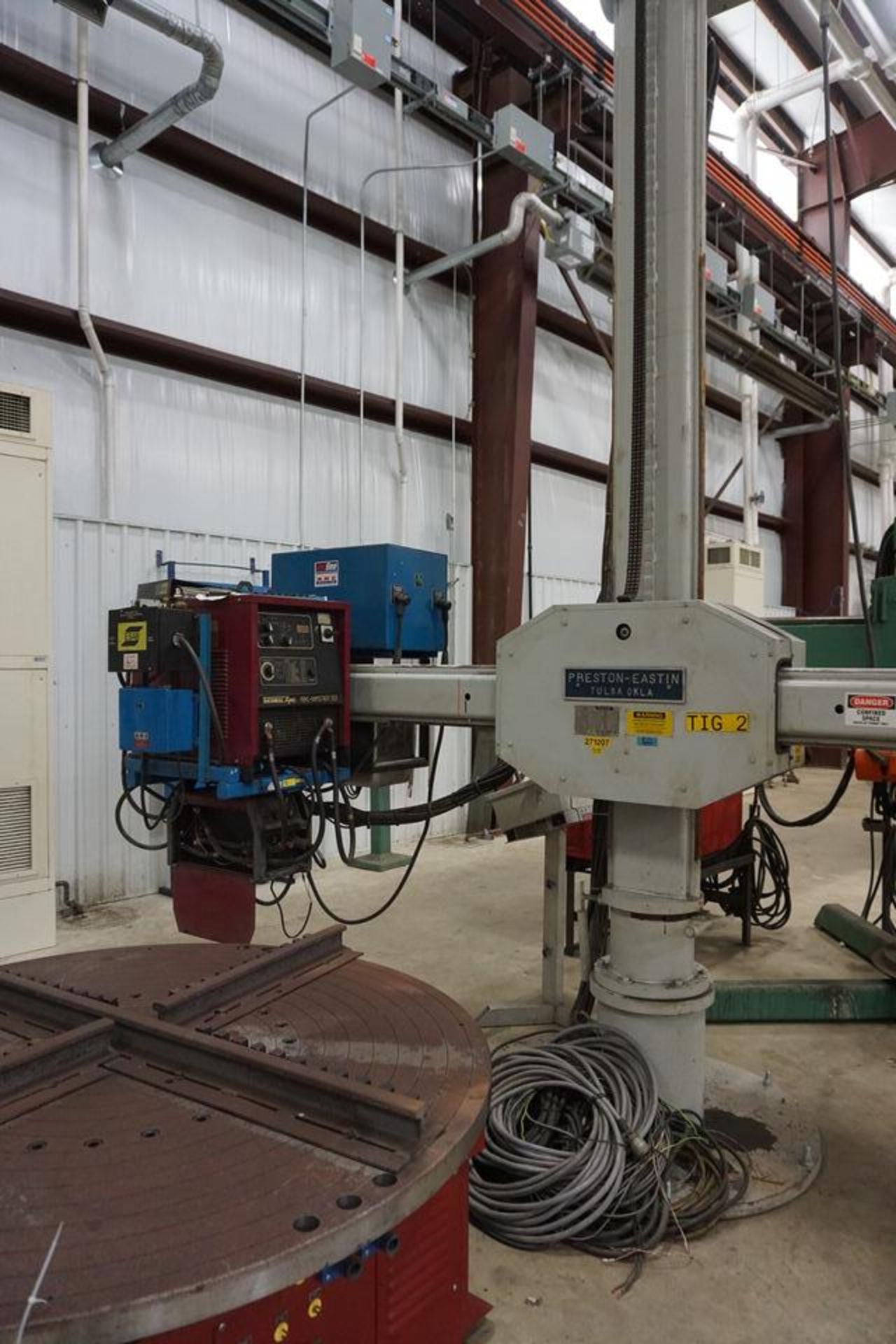 2001 PRESTON EASTON MA88MD WELDING MANIPULATOR, VERT TRAVEL: 8', HORIZONTAL TAVEL: 8', LIFT RANGE: - Image 3 of 15