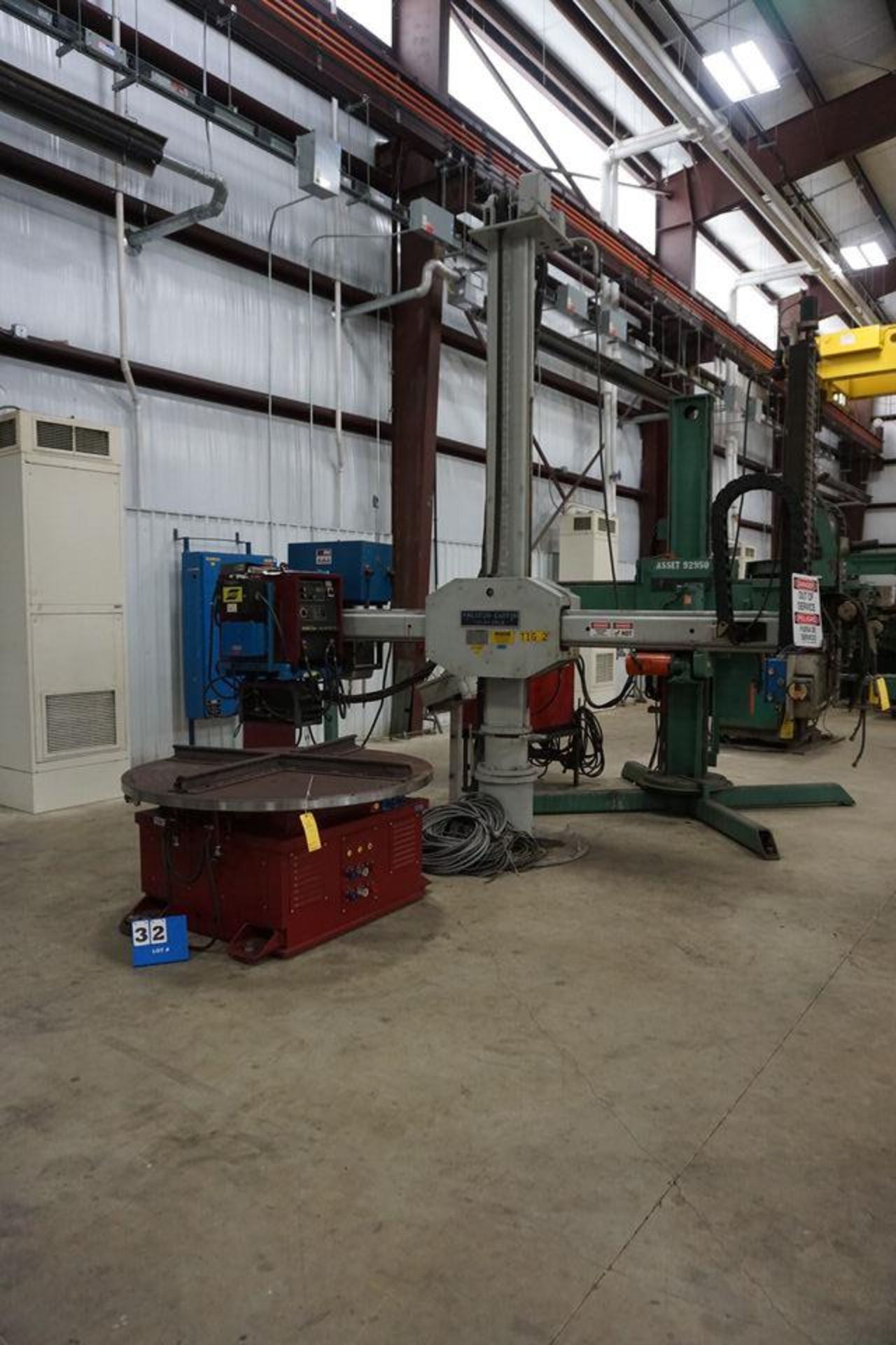 2001 PRESTON EASTON MA88MD WELDING MANIPULATOR, VERT TRAVEL: 8', HORIZONTAL TAVEL: 8', LIFT RANGE: - Image 2 of 15