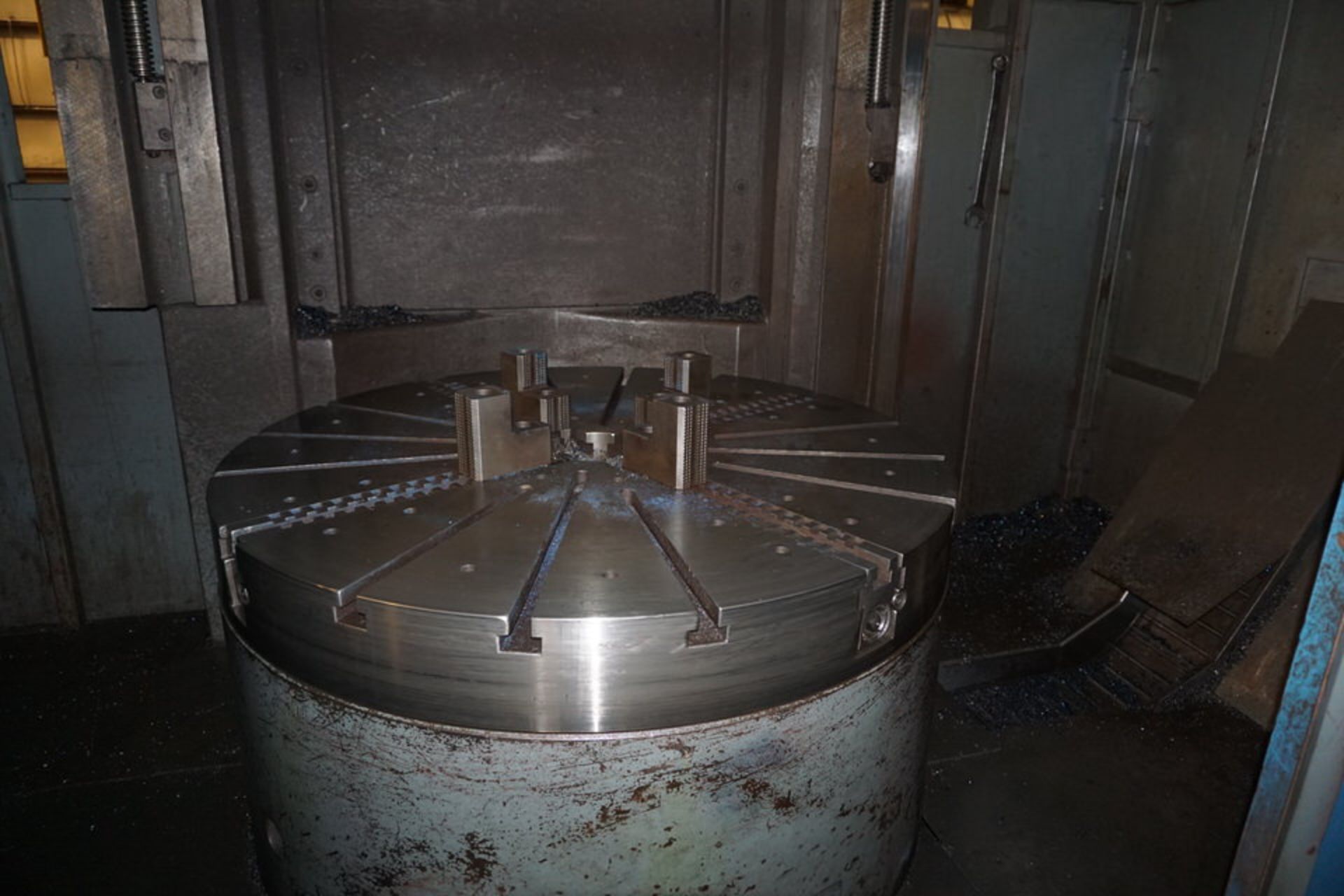 BULLARD CNC VTL , REBUILT BY ESSET IN 2011, 56" 4 JAW CHUCK - Image 4 of 12