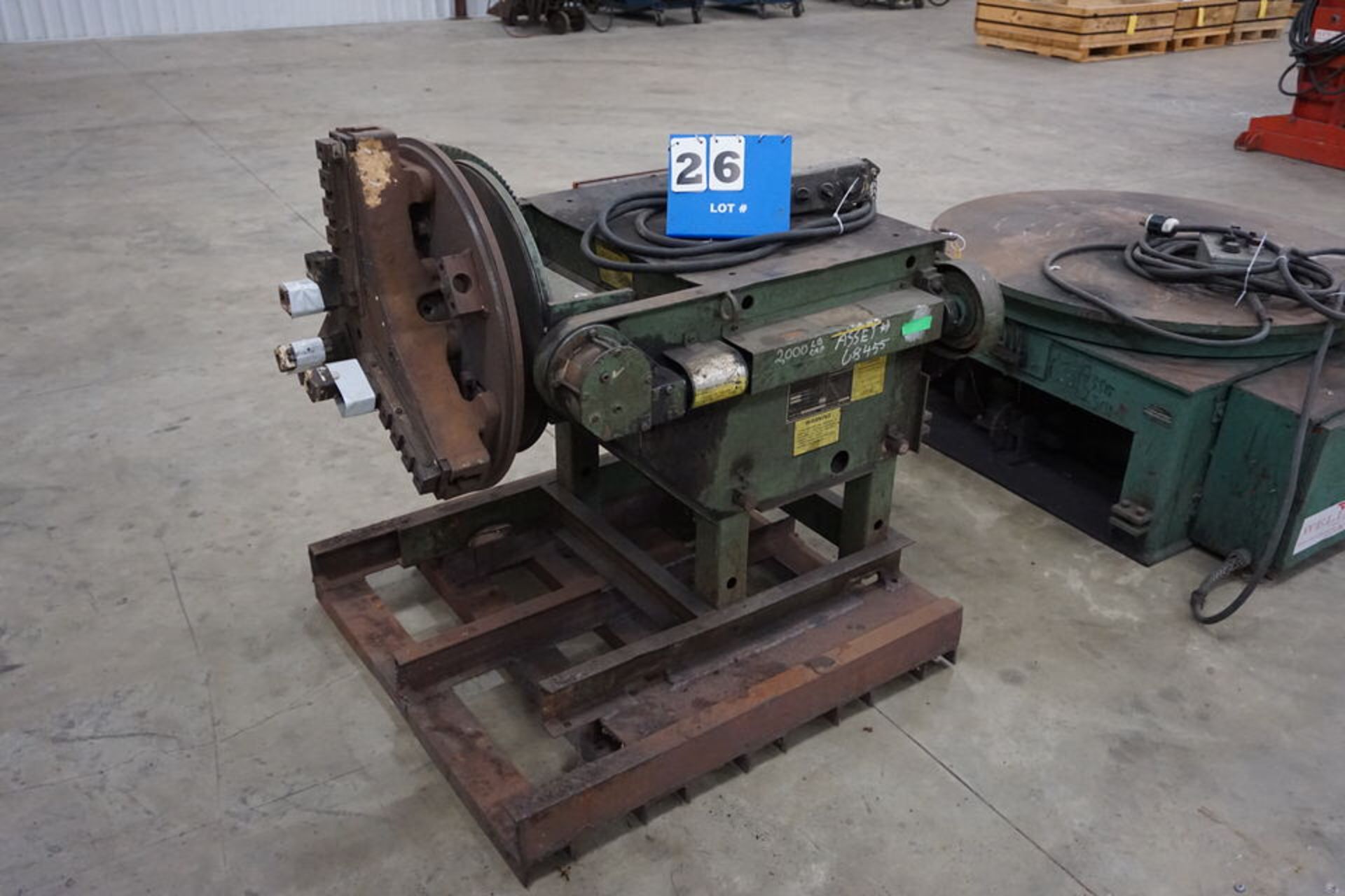 KOIKE ARONSON 20A-PTUR2 WELDING POSITIONER, 2,000 LB CAP, POWER TILT & POWER TURN