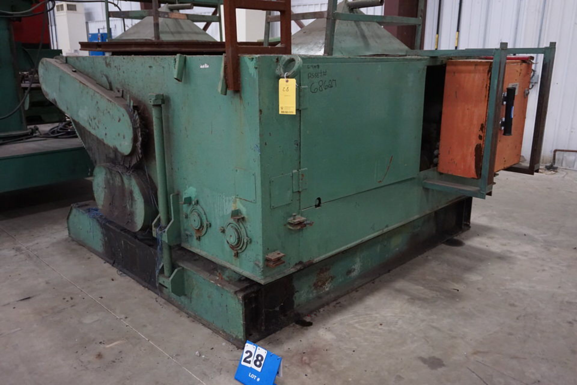 ARONSON GE500 WELDING POSITIONER, 50,000 LB CAP W/ POWER TILT, POWER TURN - Image 2 of 3