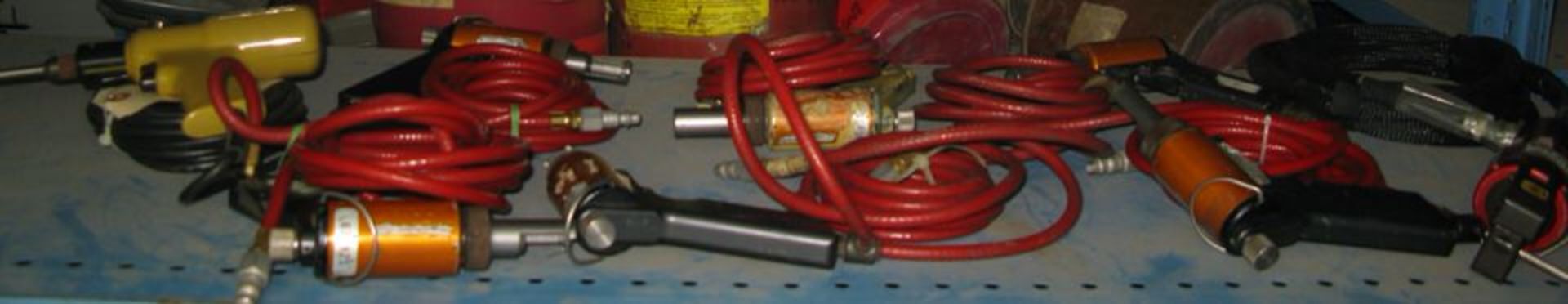 Pnematic cleco pullers and a pneumatic wire crimp tool