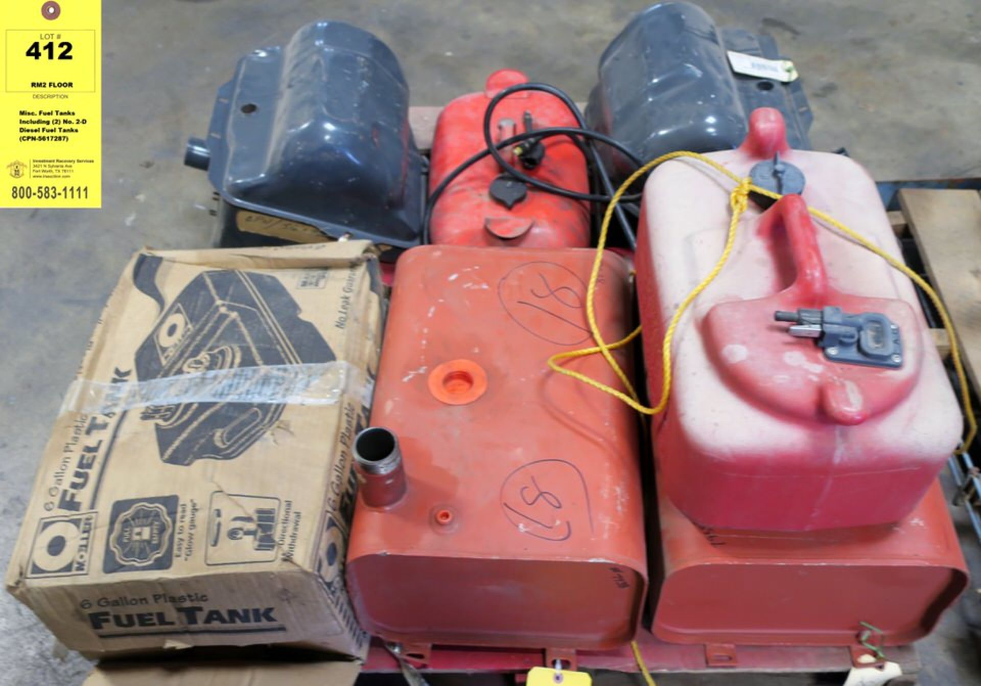 (7) Misc. Fuel Tanks Including (2) No. 2-D Diesel Fuel Tanks (CPN-5617287)