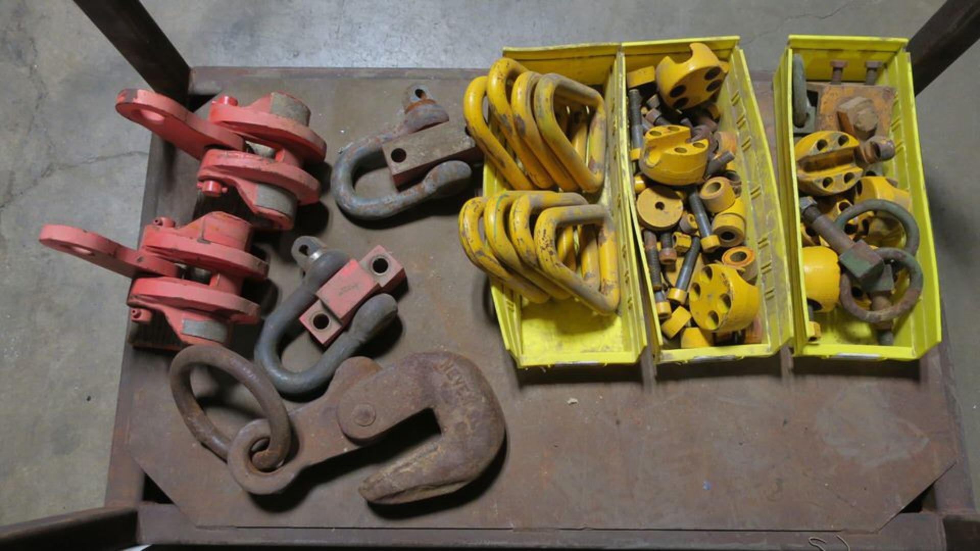 LOT of Misc. Hoist Rings & Clamps