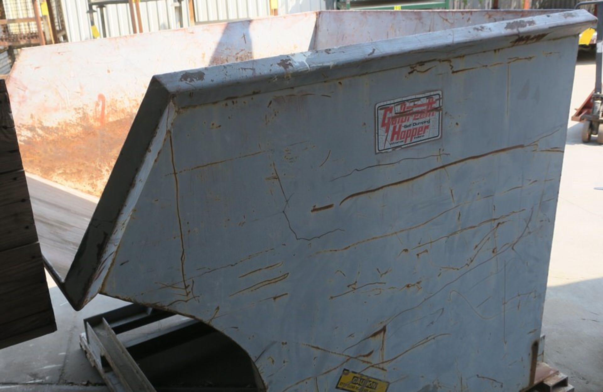 Dump scap bin, 64" x 54" x 52"H - Image 2 of 2