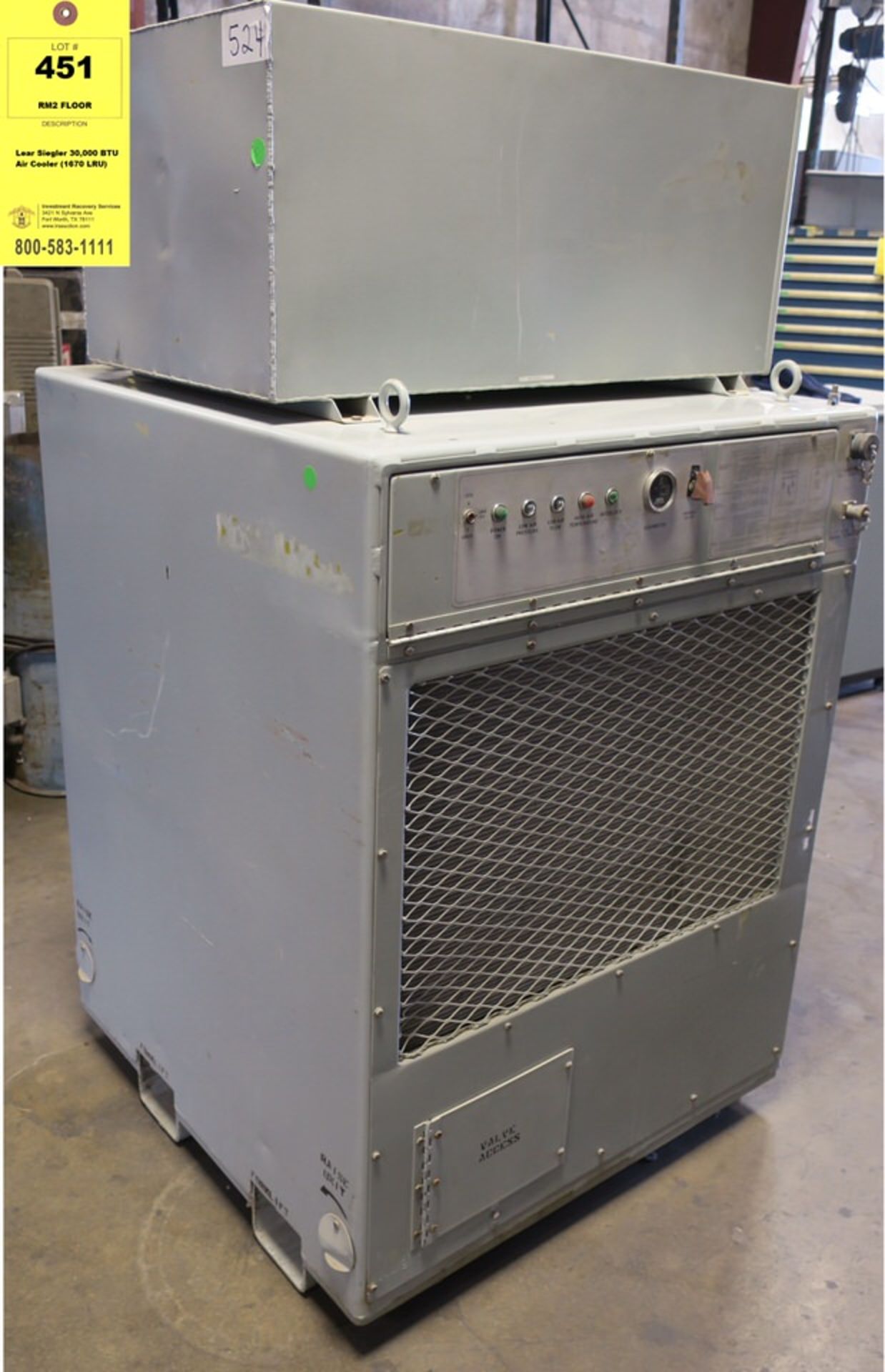 Lear Siegler 30,000 BTU Air Cooler (1670 LRU)