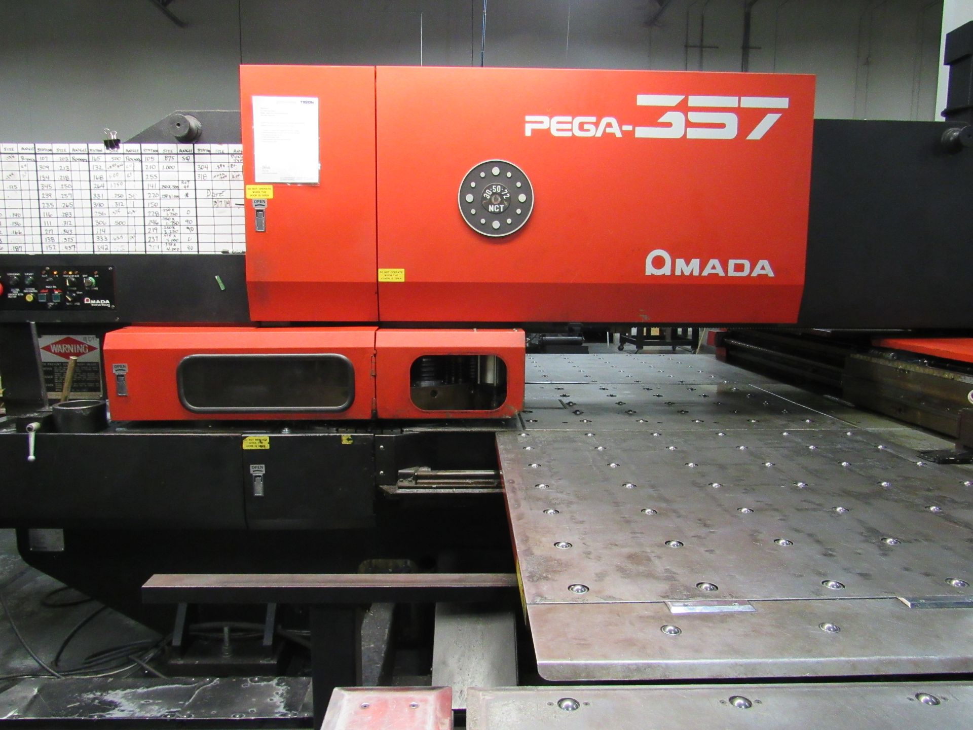 33 Ton Amada Pega 357 CNC Turret Punch with Amada MP1224NFP Automated Sheet Loader / Unloader - Image 3 of 16