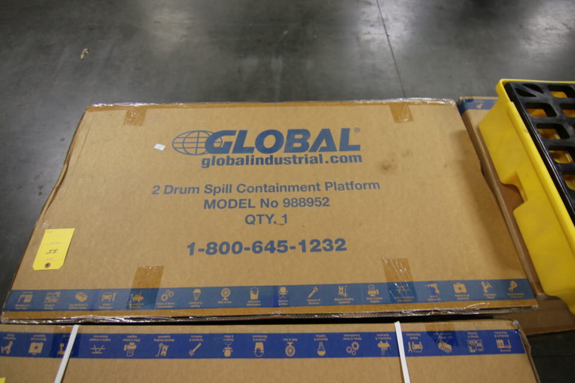 Lot of 2: NEW 2 Drum Spill Containment Platform Model 988952, Global Ind.