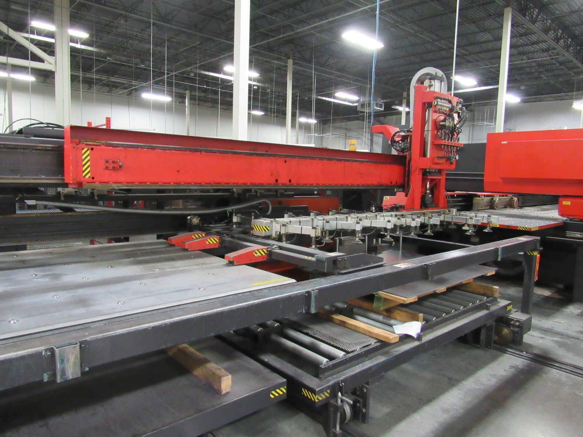 33 Ton Amada Pega 357 CNC Turret Punch with Amada MP1224NFP Automated Sheet Loader / Unloader - Image 12 of 16