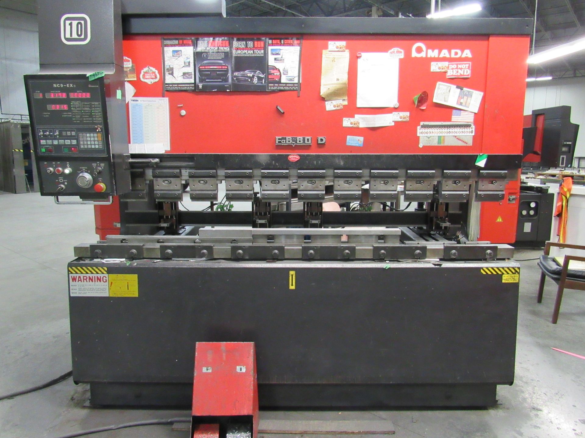 88 Ton x 98.6” Amada FBD8025E Press Brake