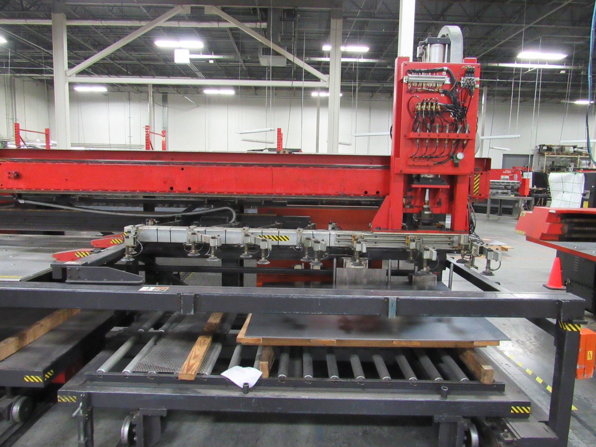 33 Ton Amada Pega 357 CNC Turret Punch with Amada MP1224NFP Automated Sheet Loader / Unloader - Image 13 of 16