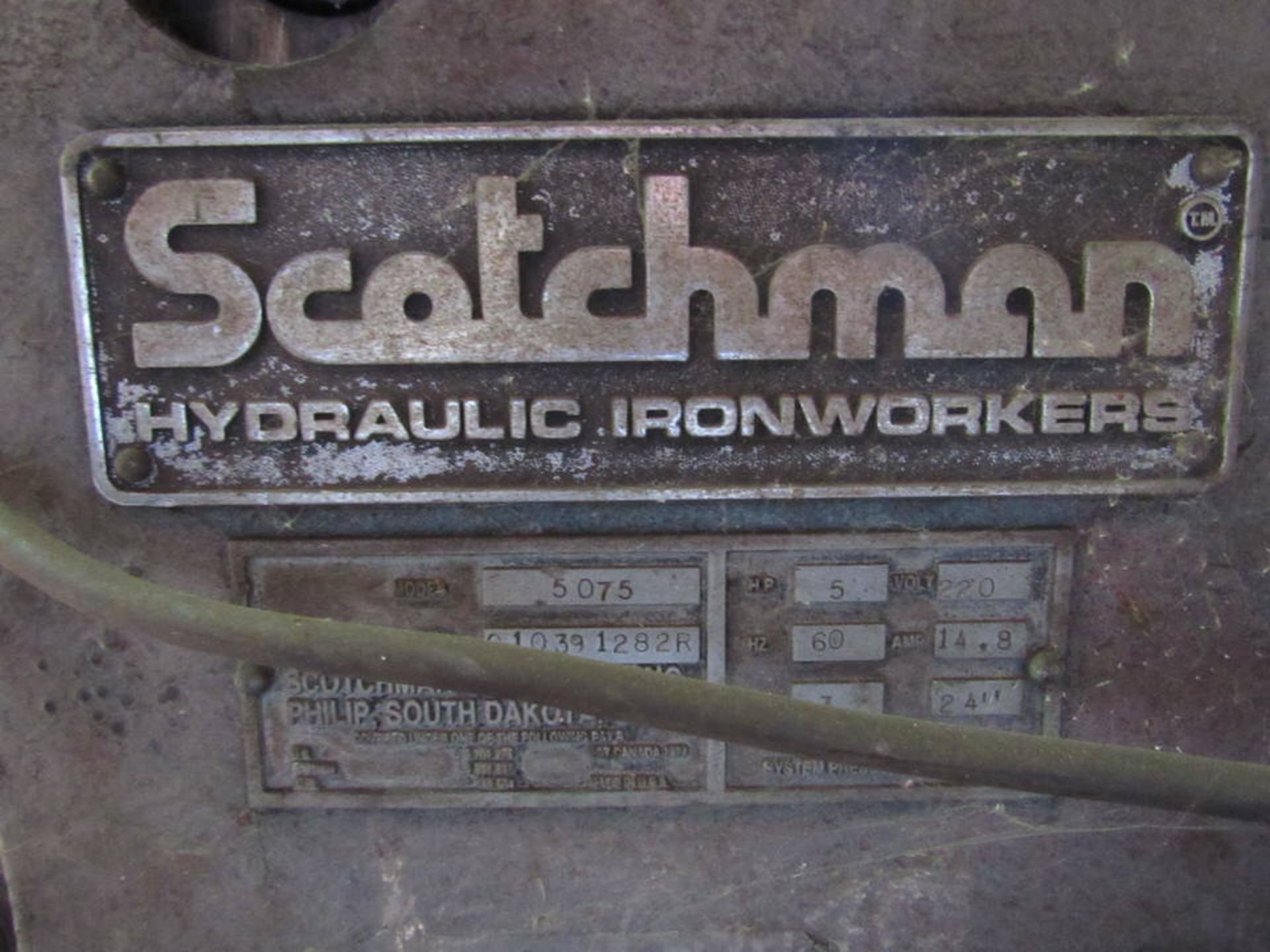 Scotchman Model 5075 Iron Worker - Image 7 of 8