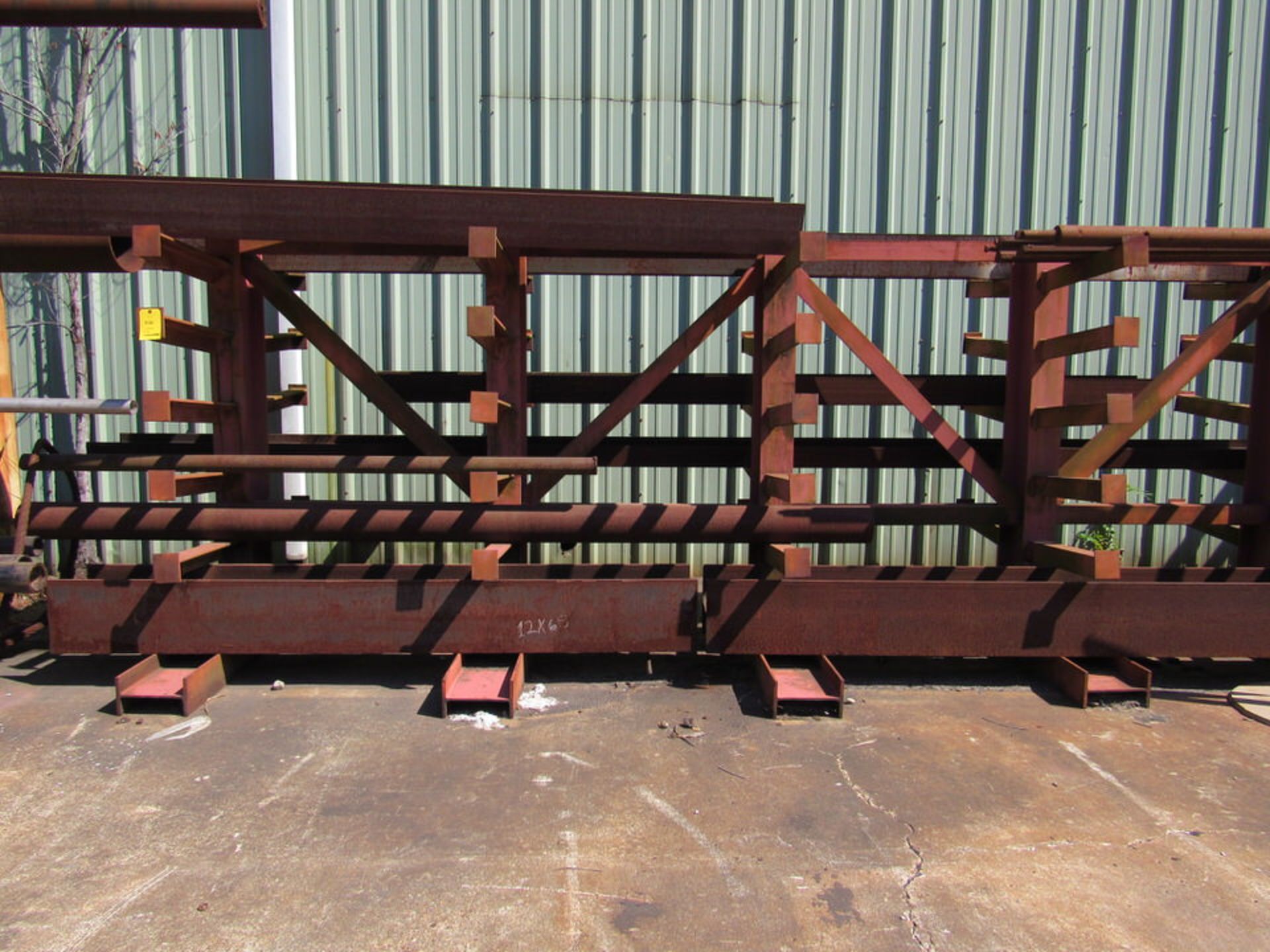 Cantilever 6 Tier Double Side Pipe Rack - Image 3 of 3