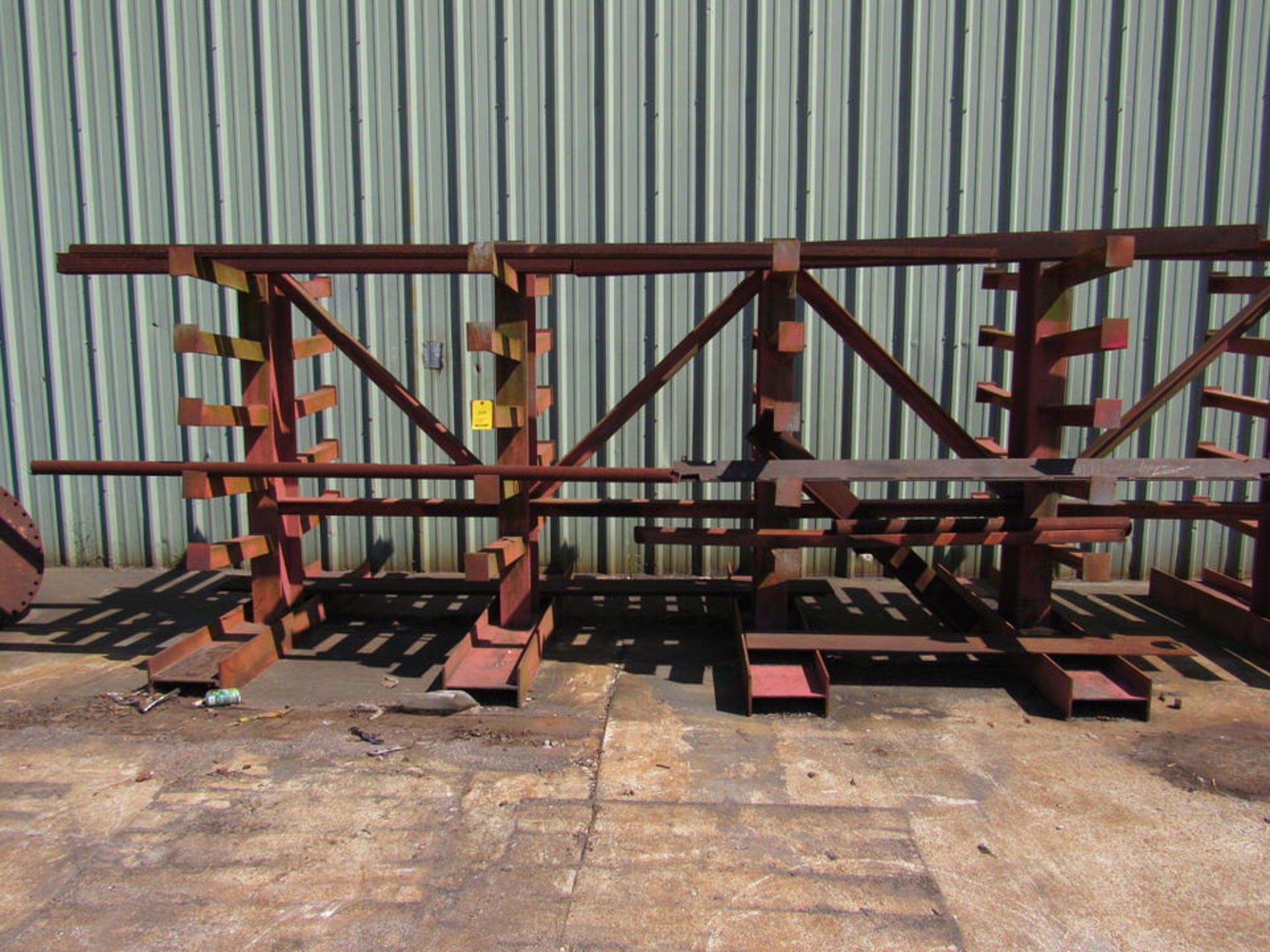 Cantilever 5 Tier Double Side Pipe Rack