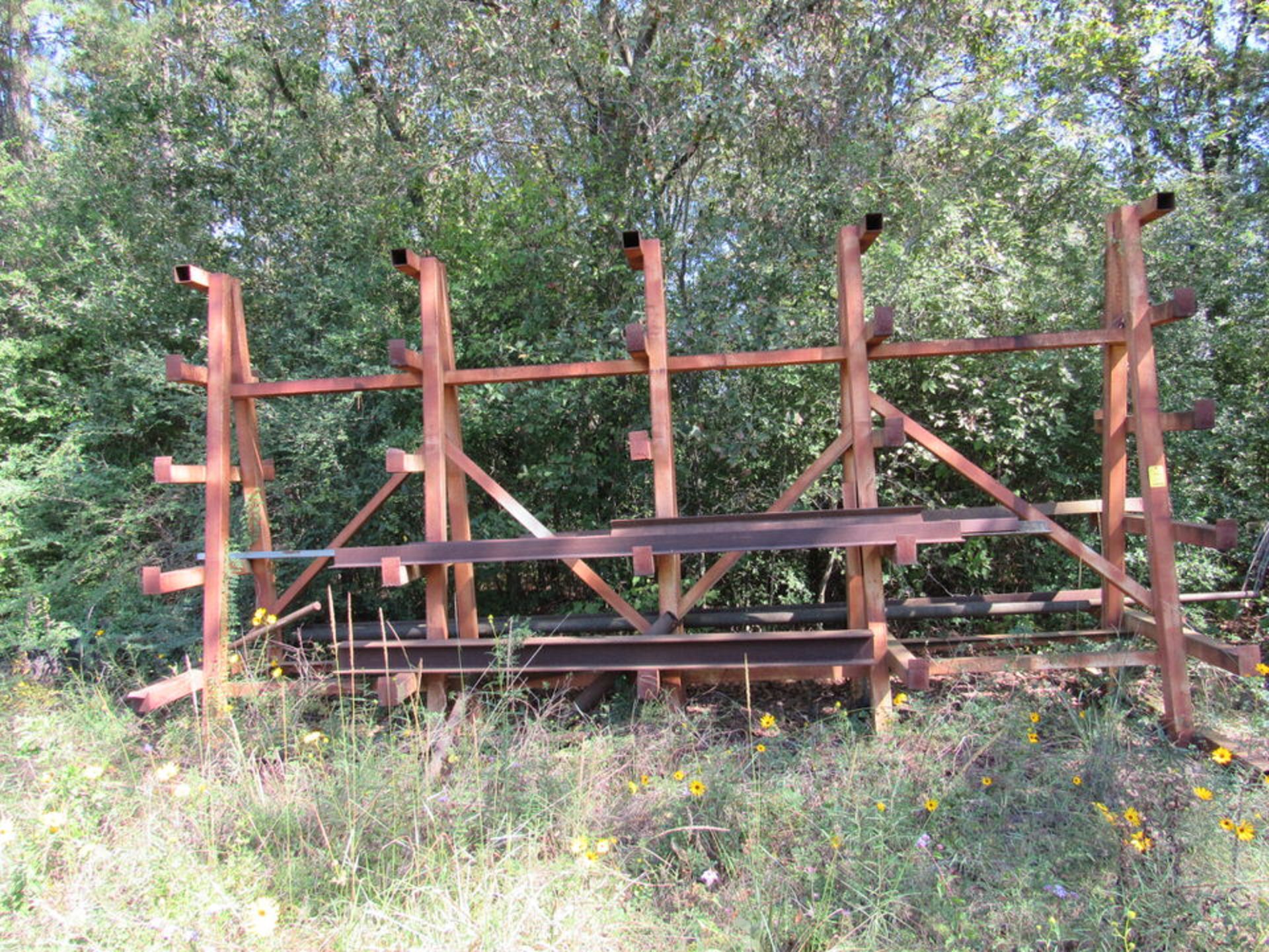 Cantiever 4 Tier Double Side Pipe Rack - Image 2 of 3