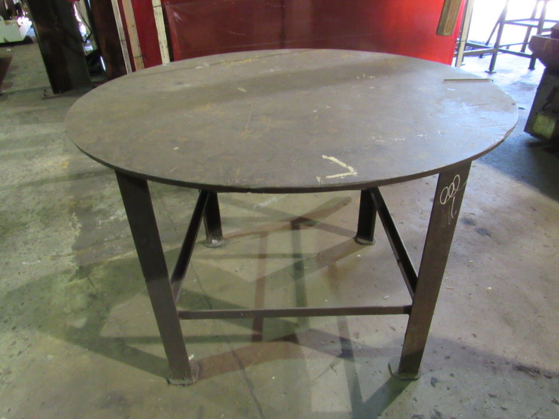 54" Round Metal Table - Image 2 of 3