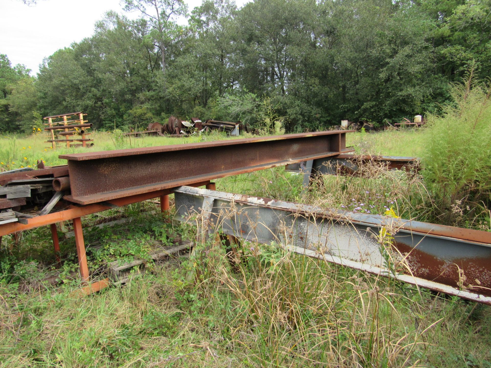 Lot 2 Horses with material & table: 141" x 31" x 38" - Image 4 of 8