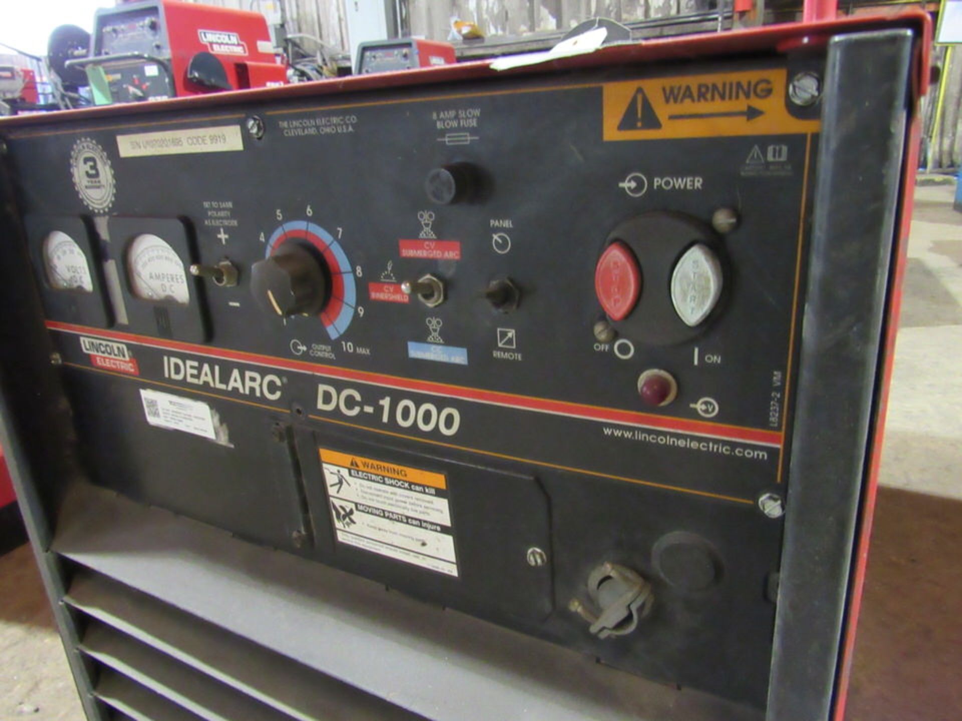 Lincoln Idealarc DC-1000 Welding Power Source - Image 6 of 6