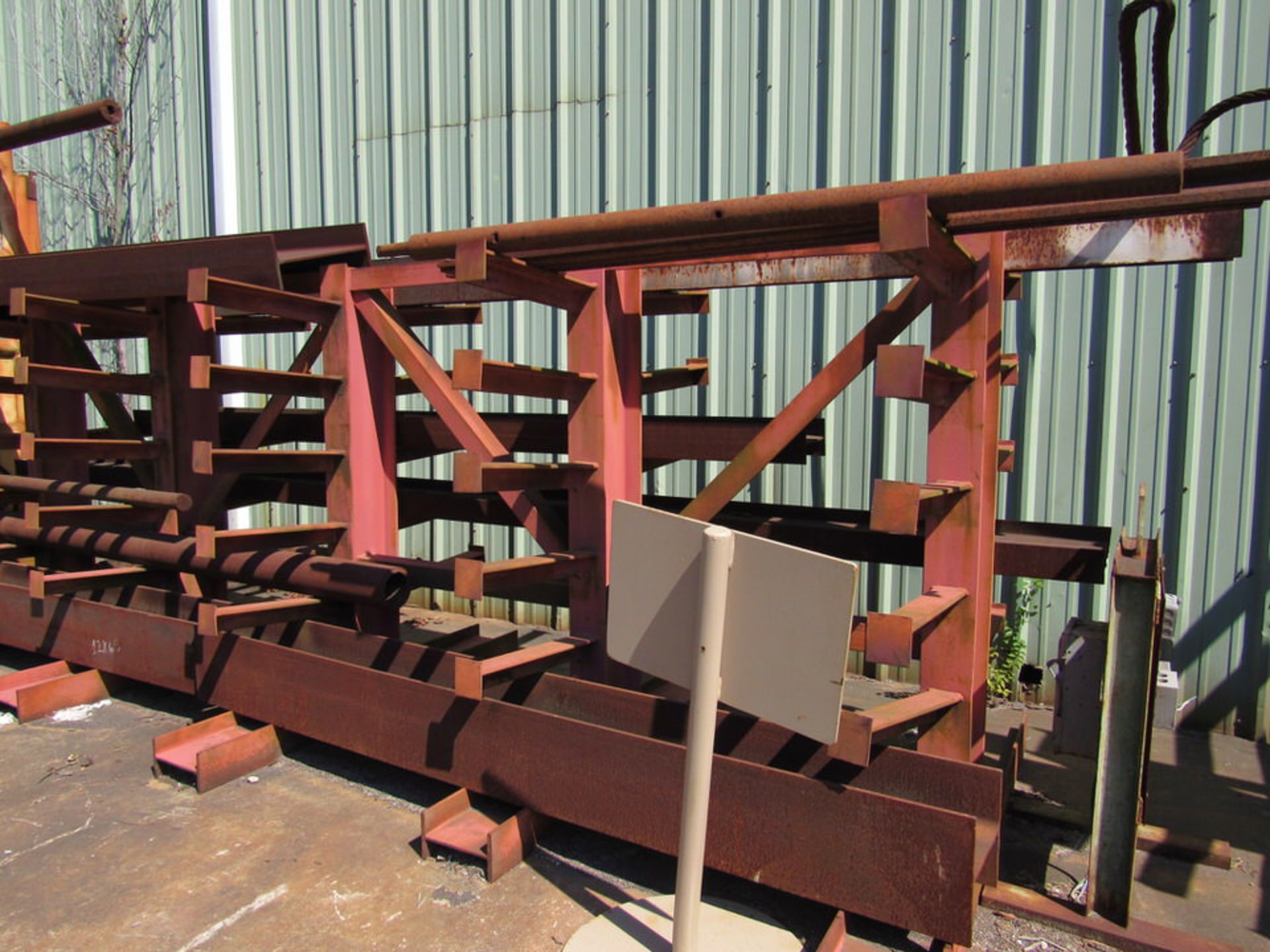 Cantilever 6 Tier Double Side Pipe Rack