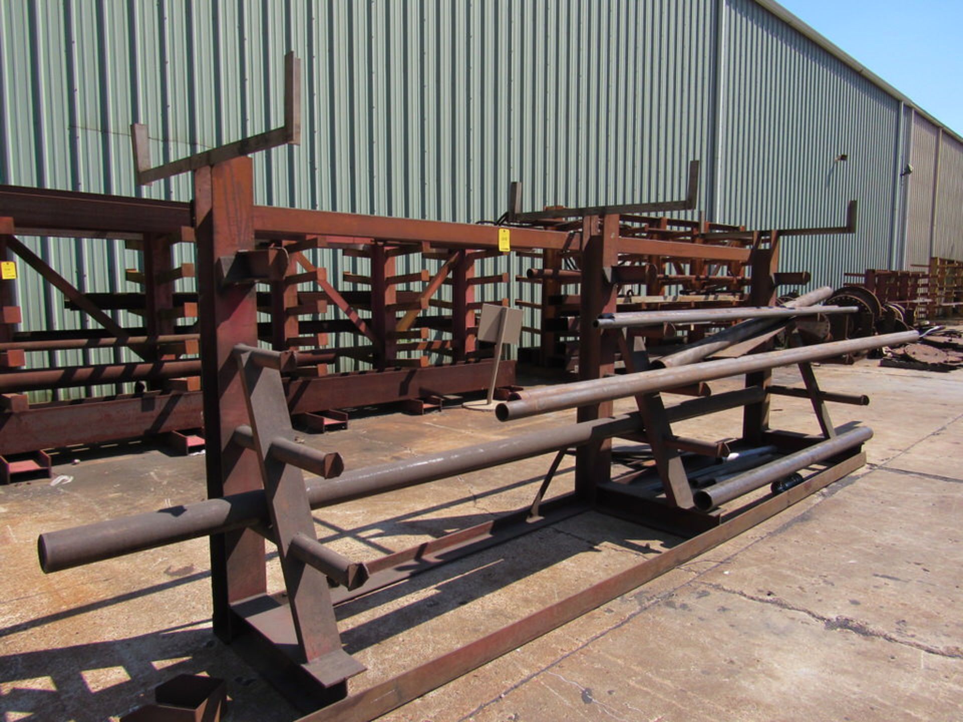 Cantilever 4 Tier Single Side Pipe Rack - Image 4 of 4