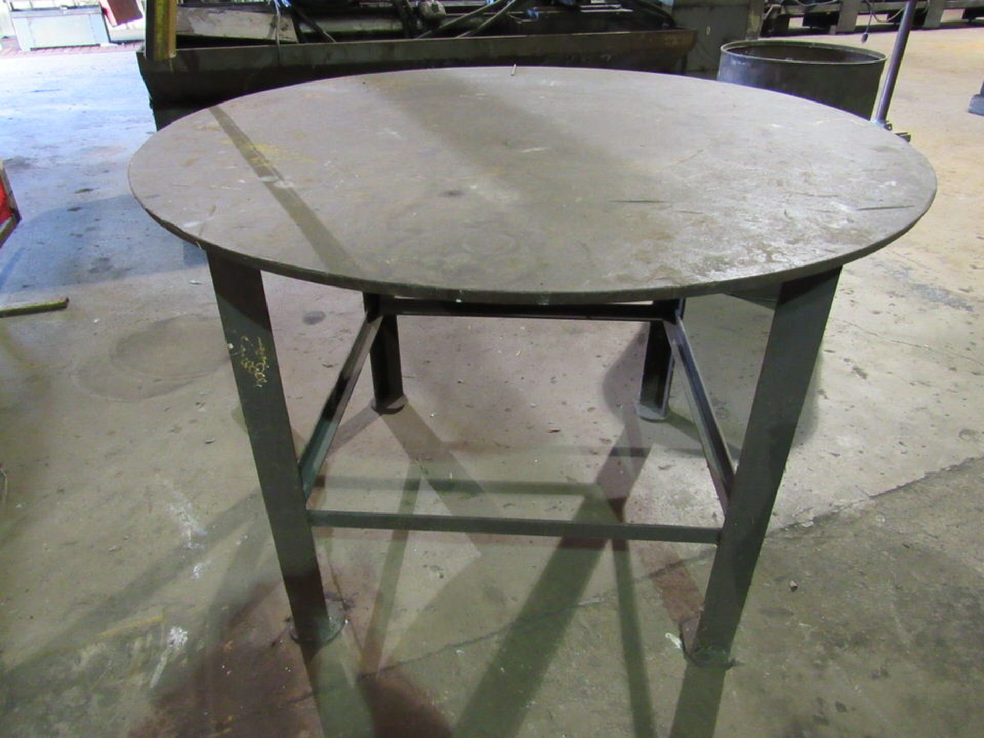 54" Round Metal Table - Image 3 of 3