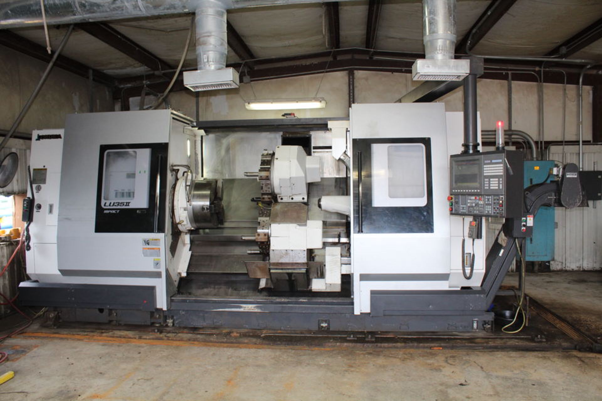 2018 OKUMA LU35II X 1500MM DUAL TURRET CNC LATHE