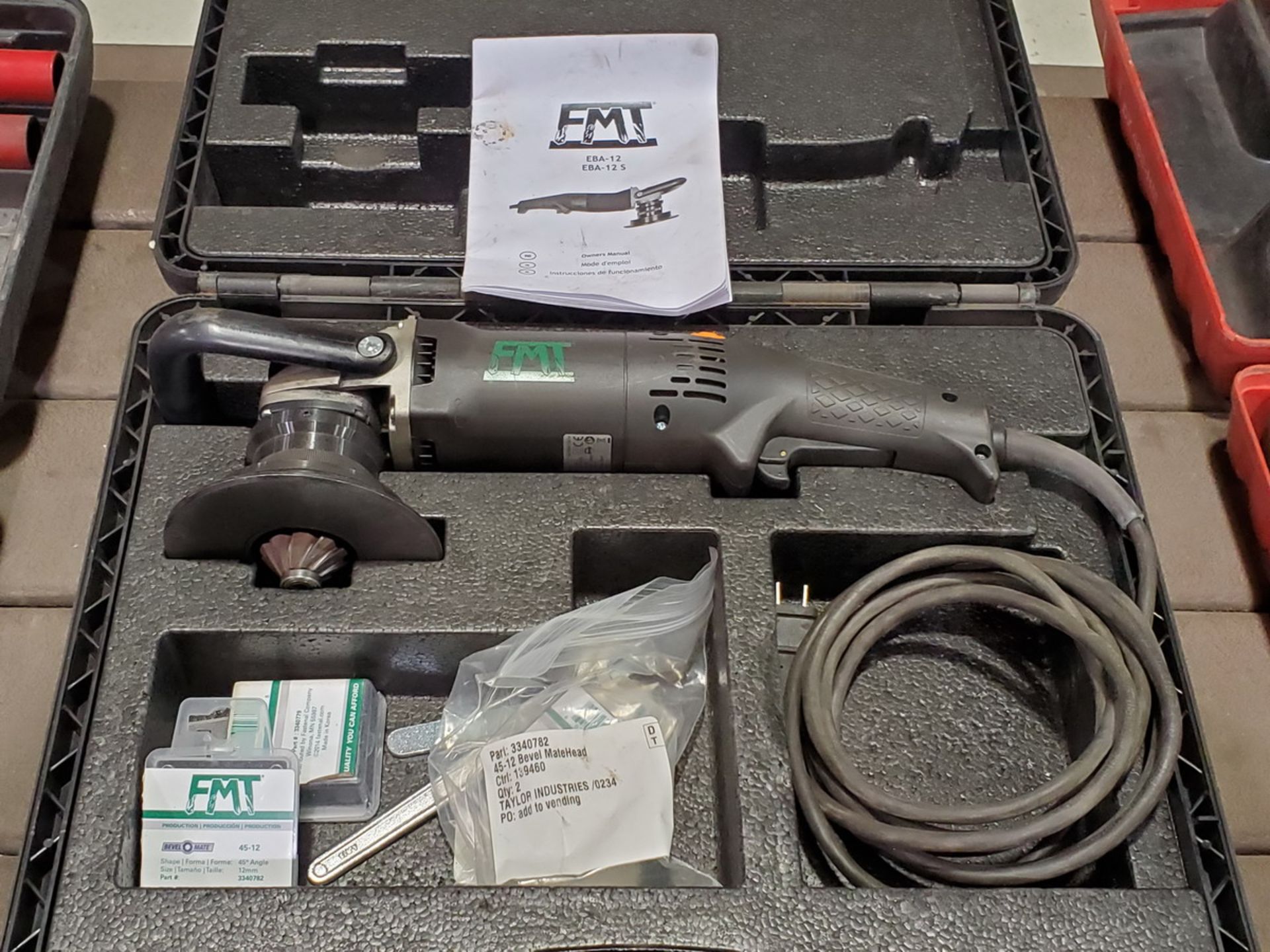 FMT Carbide Helical Bevel Mate Cutter Head Kit Size 12, 30deg