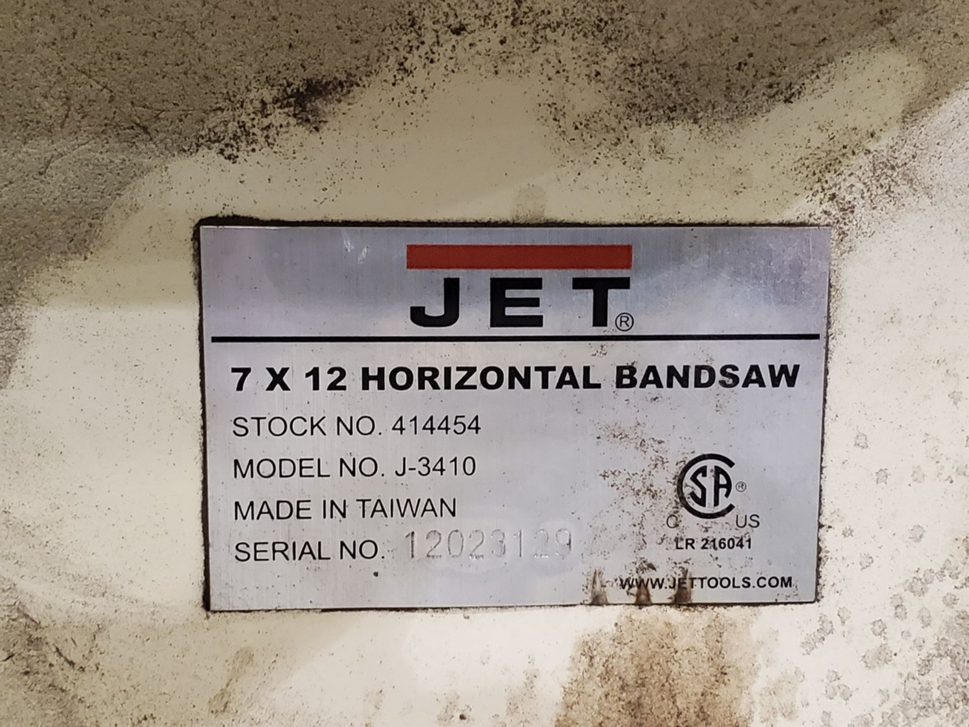 Jet J-3410 7 x 12 Horizontal Bandsaw - Image 4 of 4