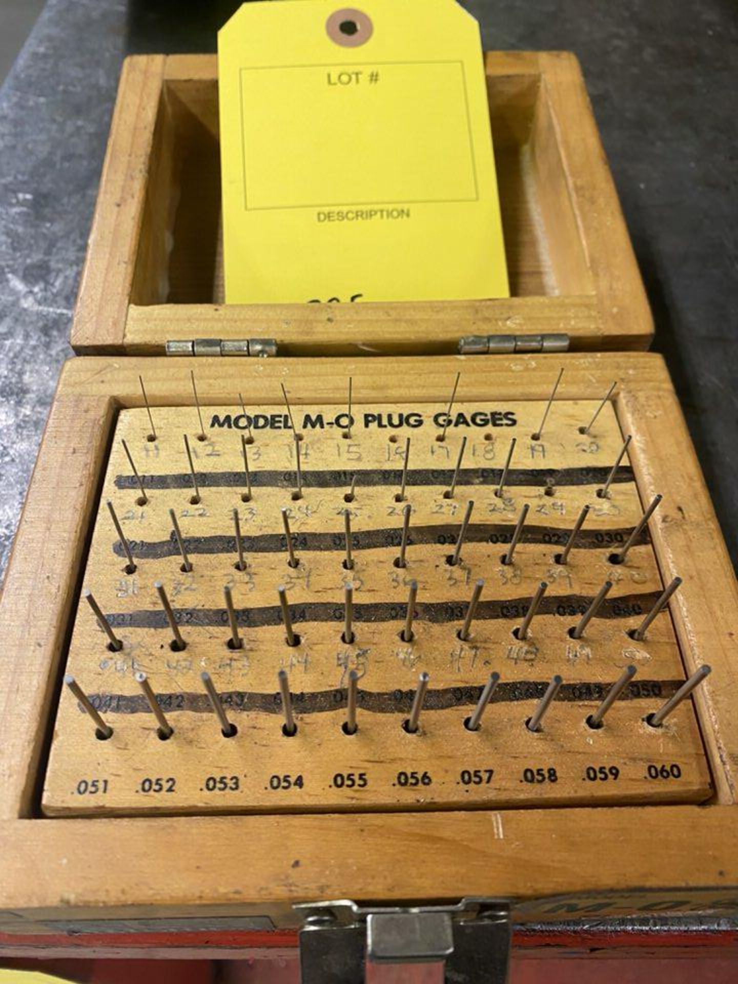 Gage Master Pin Gage Set, 0.011" - 0.060"