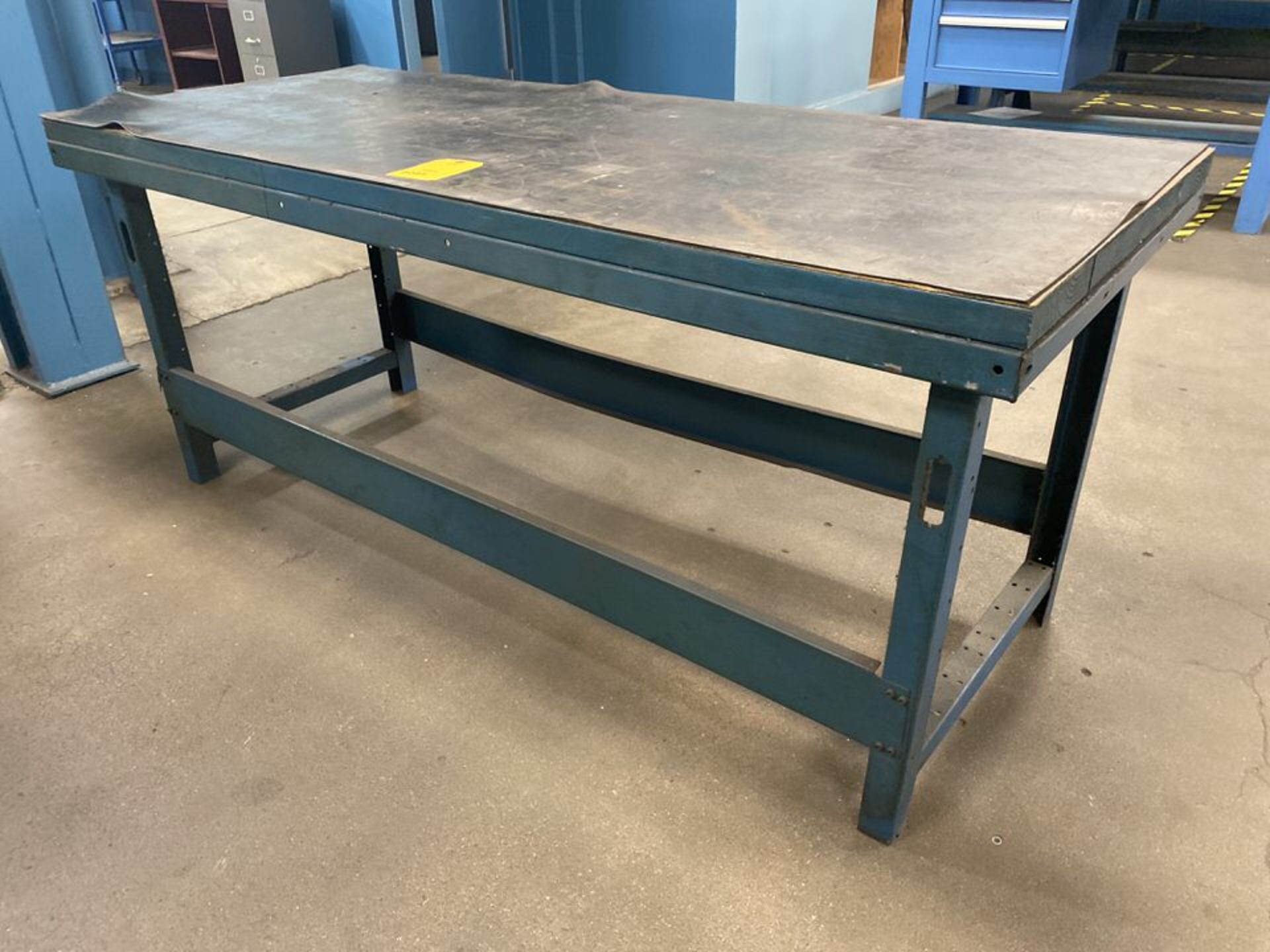 72" x 36" Metal Shop Table with Wilton Vise