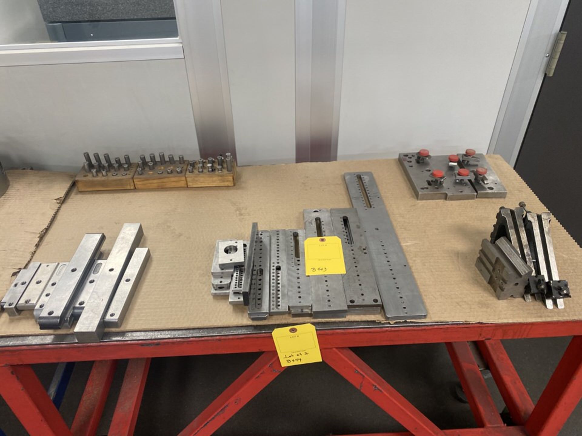 Lot of Milling Fixtures, V-Block, Angle Plates