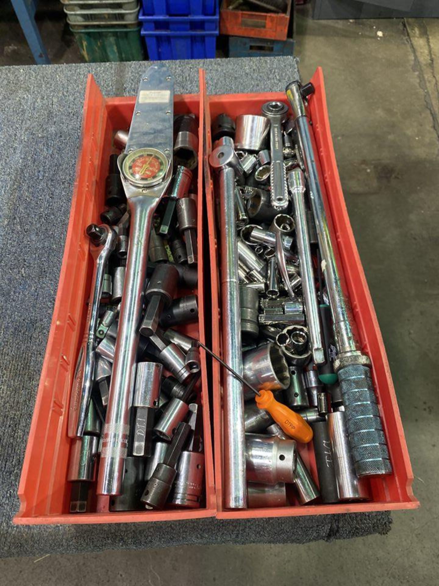 Lot of Sockets and Ratchet