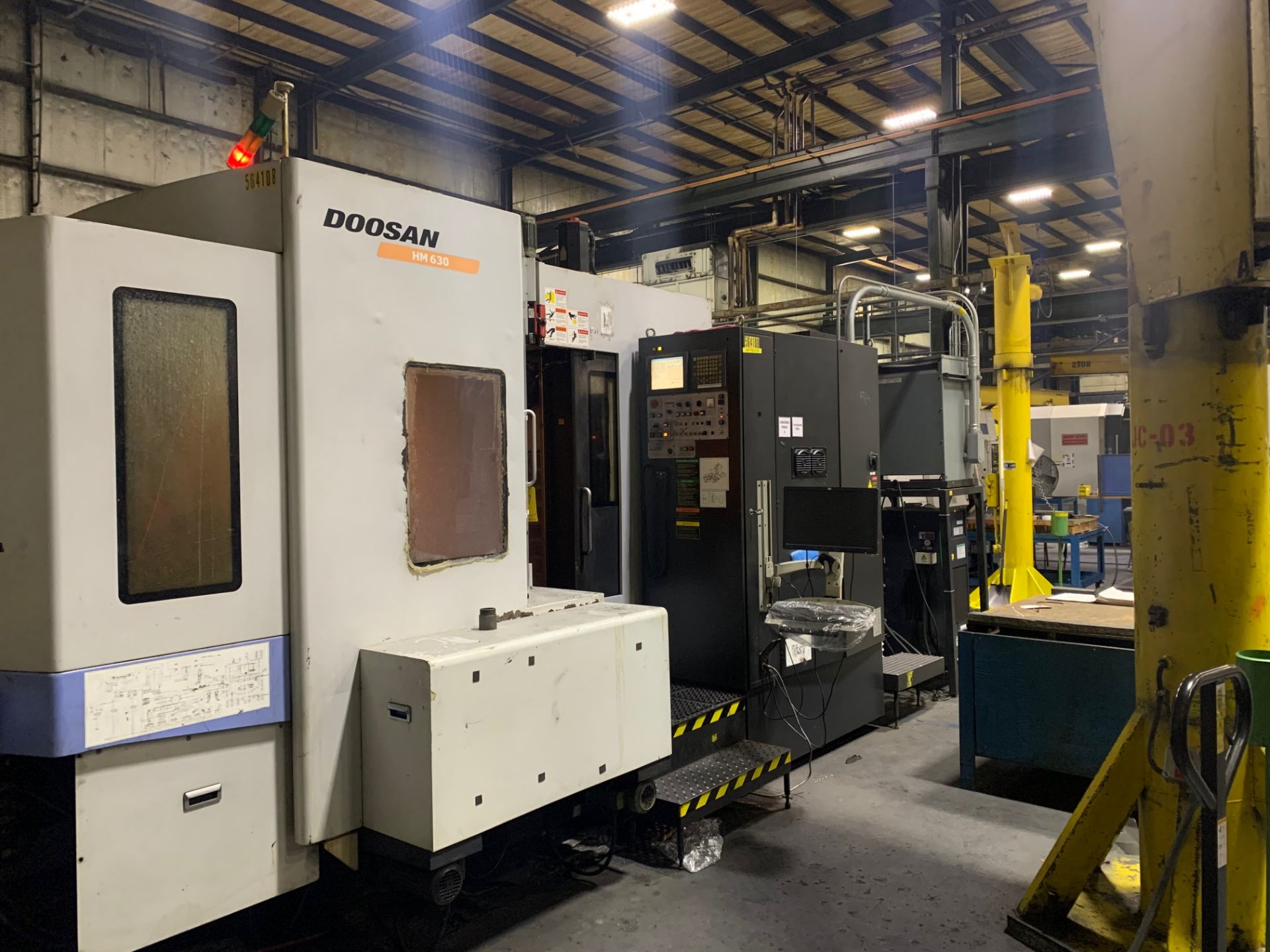 2008 DOOSAN HM630 CNC HORIZONTAL MACHINING CENTER (ASST#: P564108)