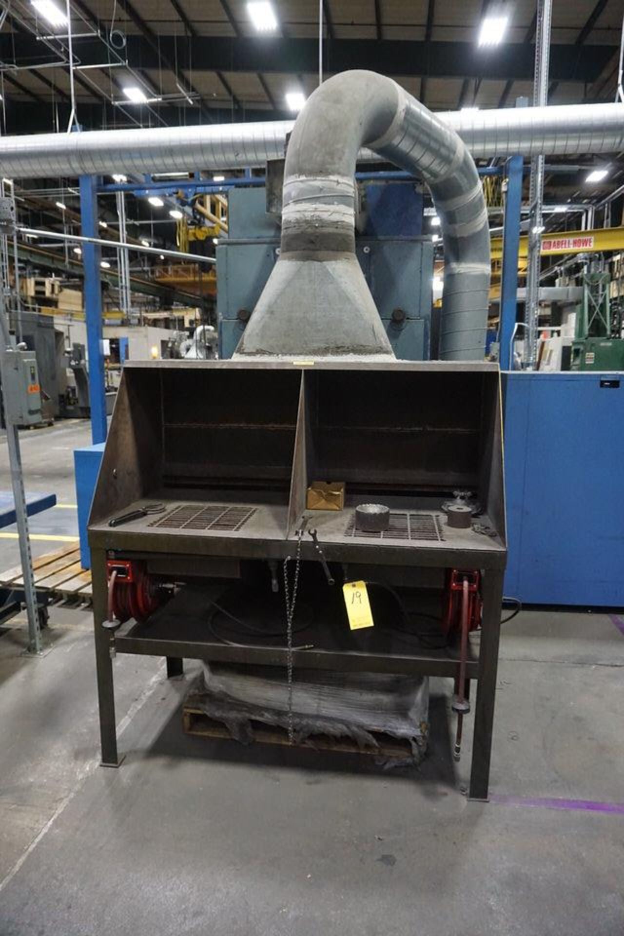 DOWNDRAFT DEBRAZE TABLE W/ ARREST ALL SUCTION UNIT