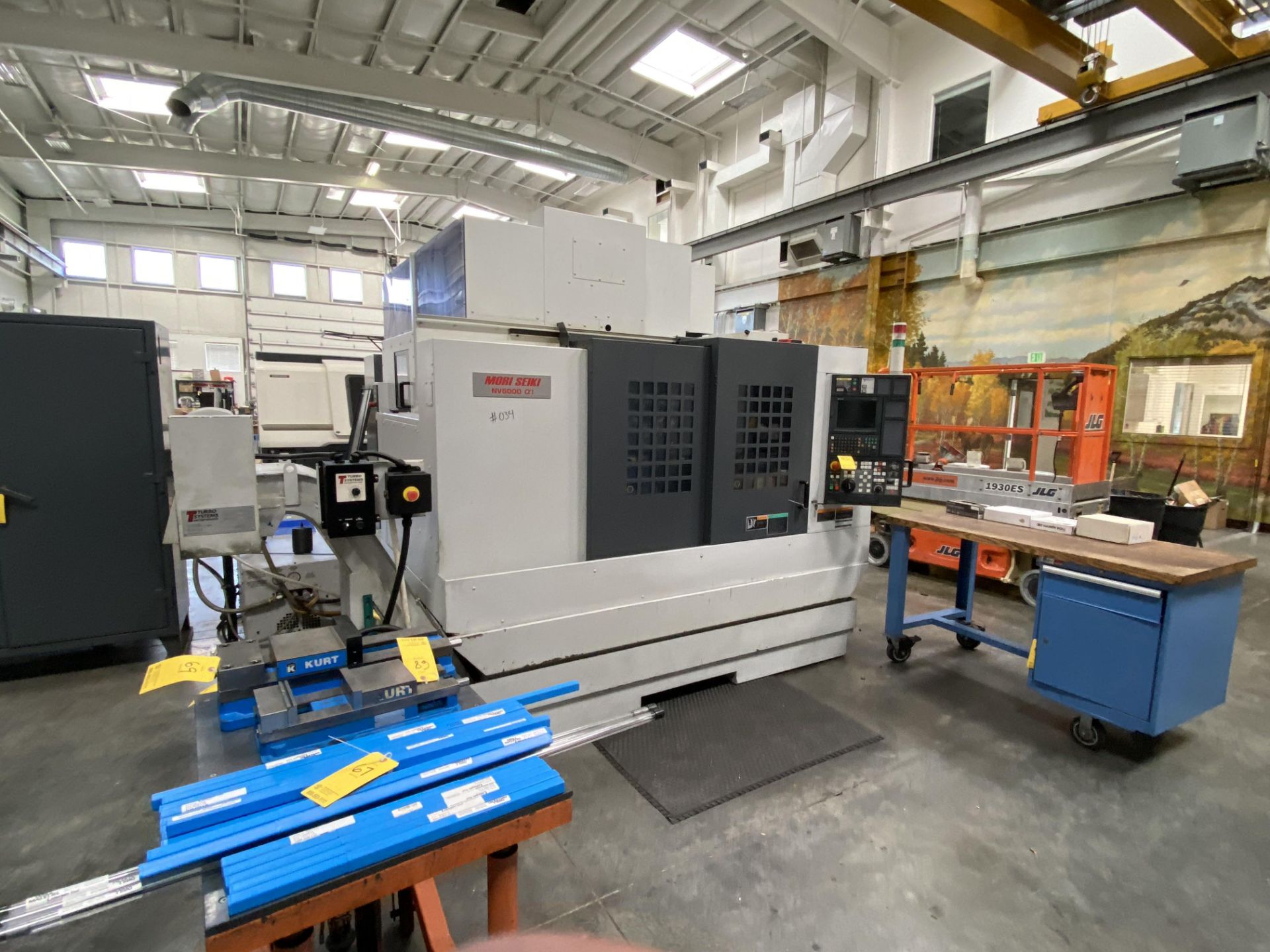 2005 Mori Seiki Vertical Machining Mill NV-5000A 1B/50 w/ 4th Axis (1940 Cutting Hours) - Image 6 of 9