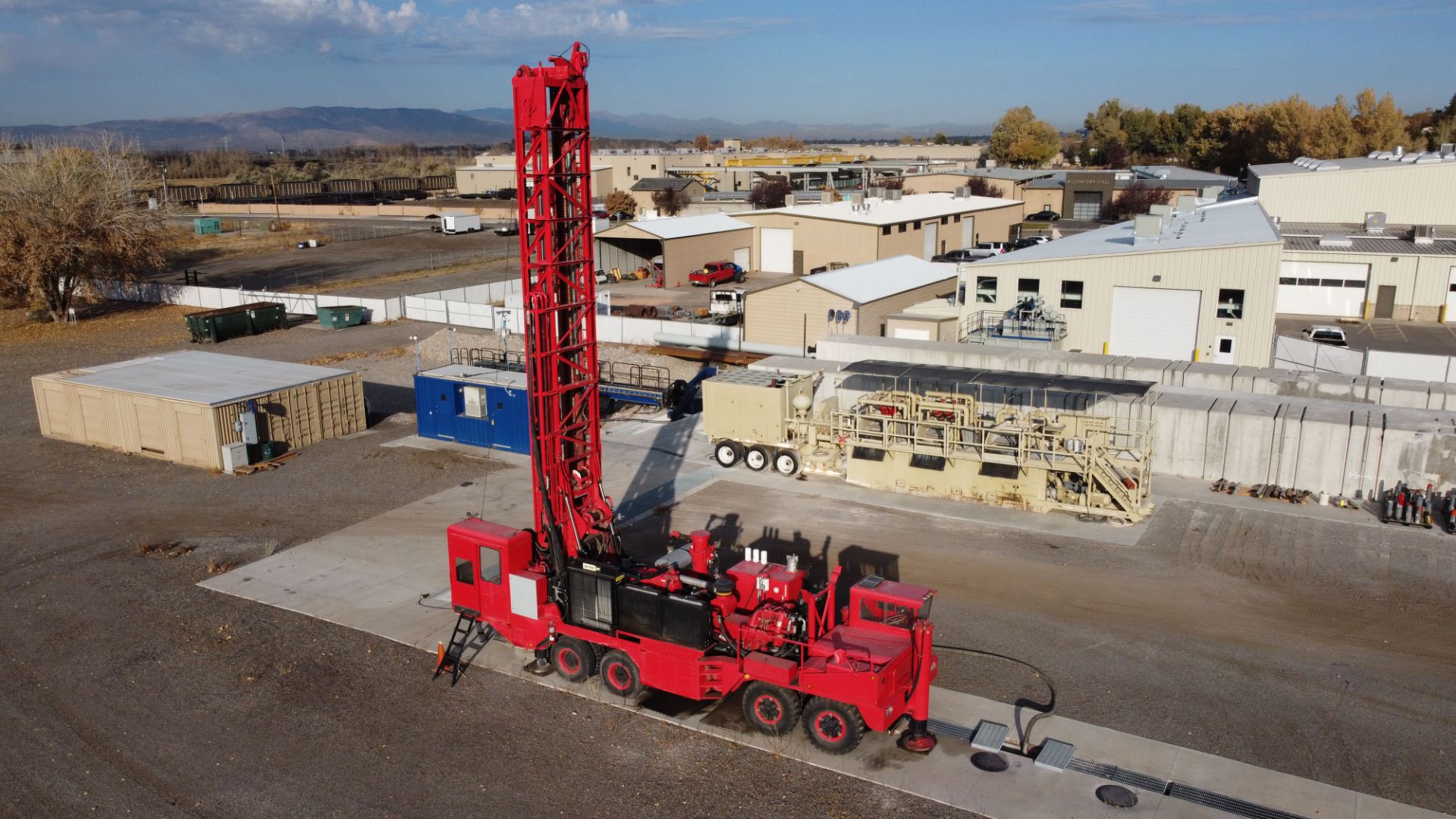 Hendrickson model- D-OH Vertical Workover Drilling Rig