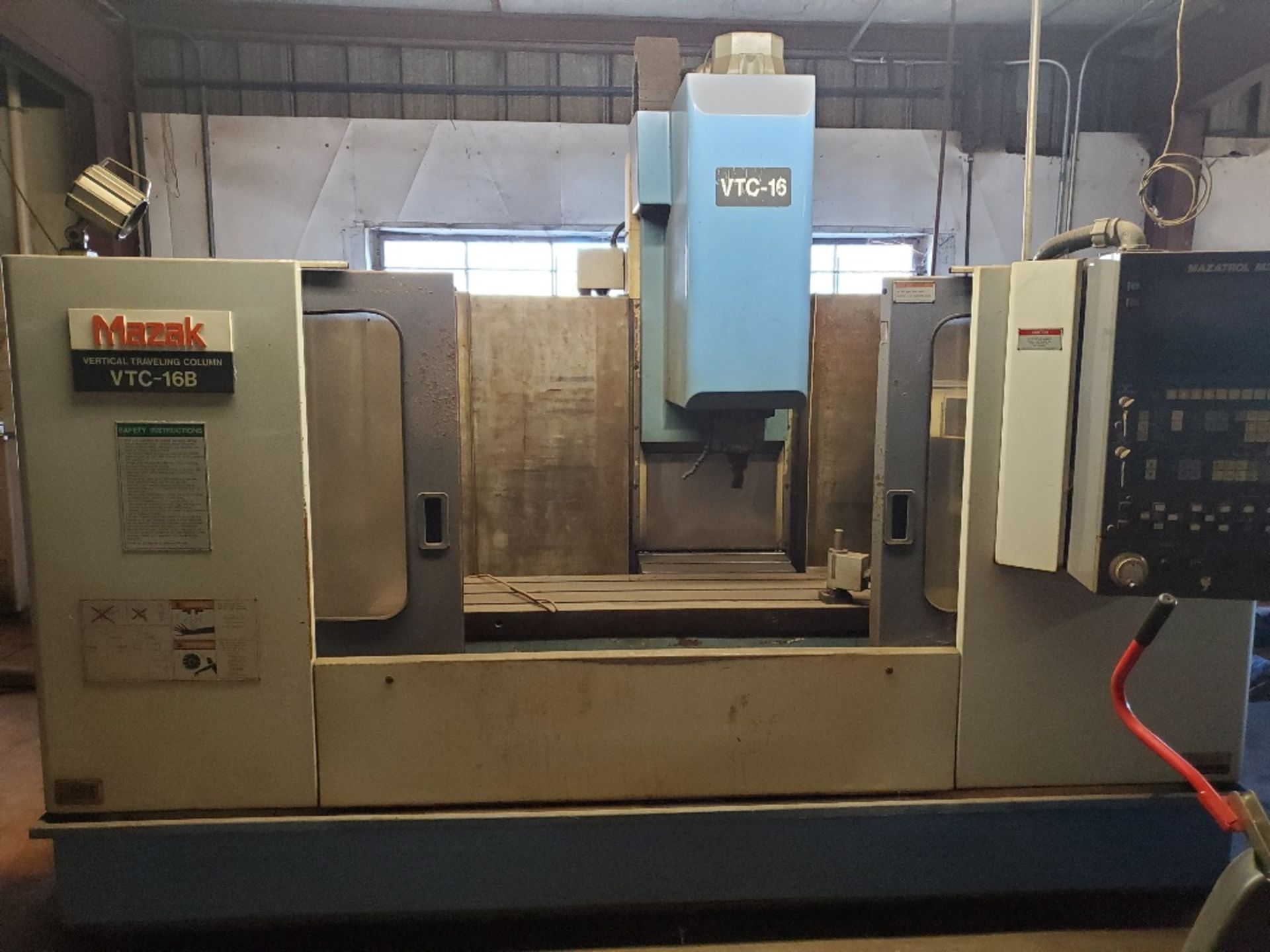 MAZAK VTC-16B VERTICAL MACHINING CENTER W/ MAZATROL M32B CTRL, (LOCATION: 5702 W 7TH ST,