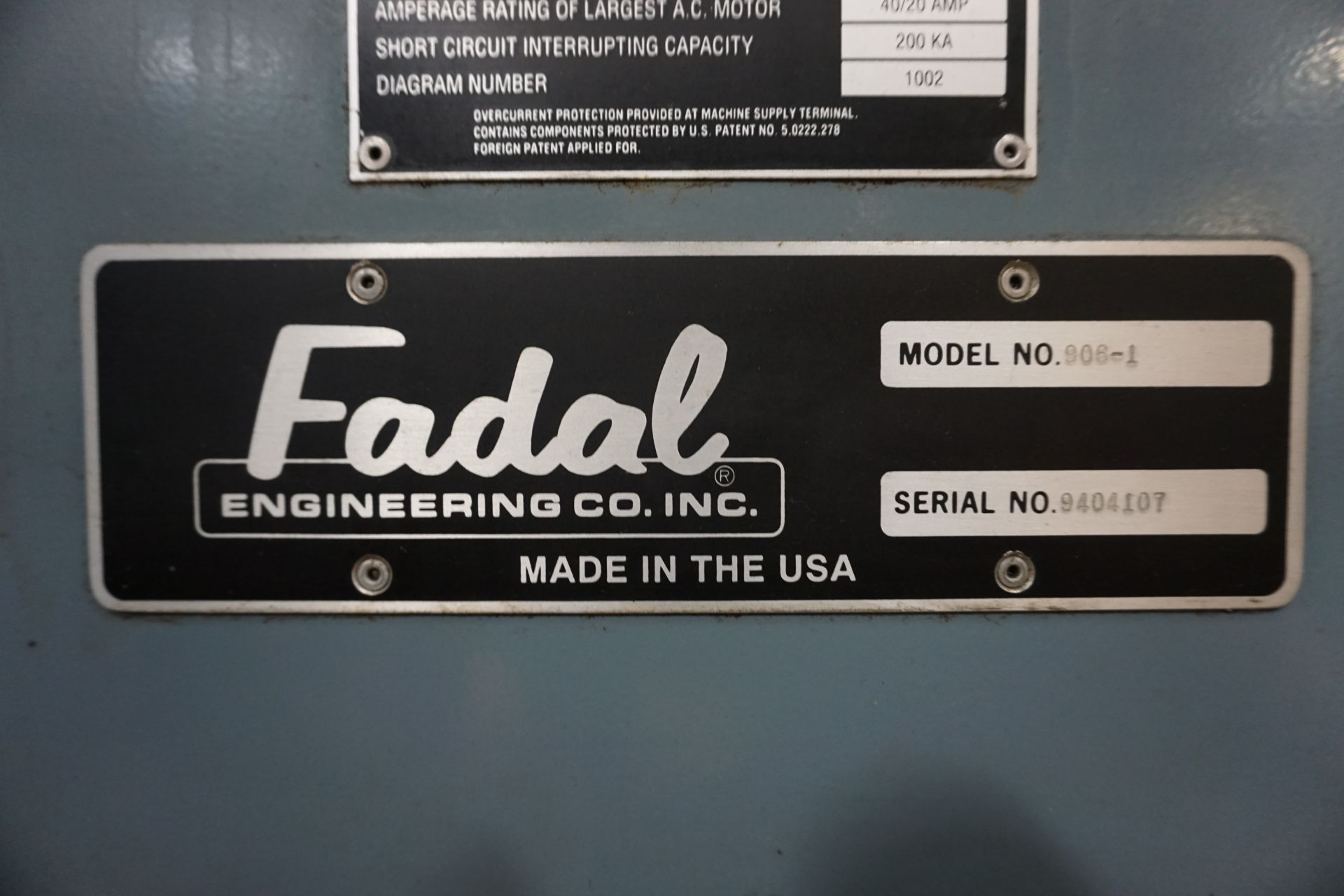 FADAL VMC4020 VERTICAL MACHINING CENTER - Image 8 of 11