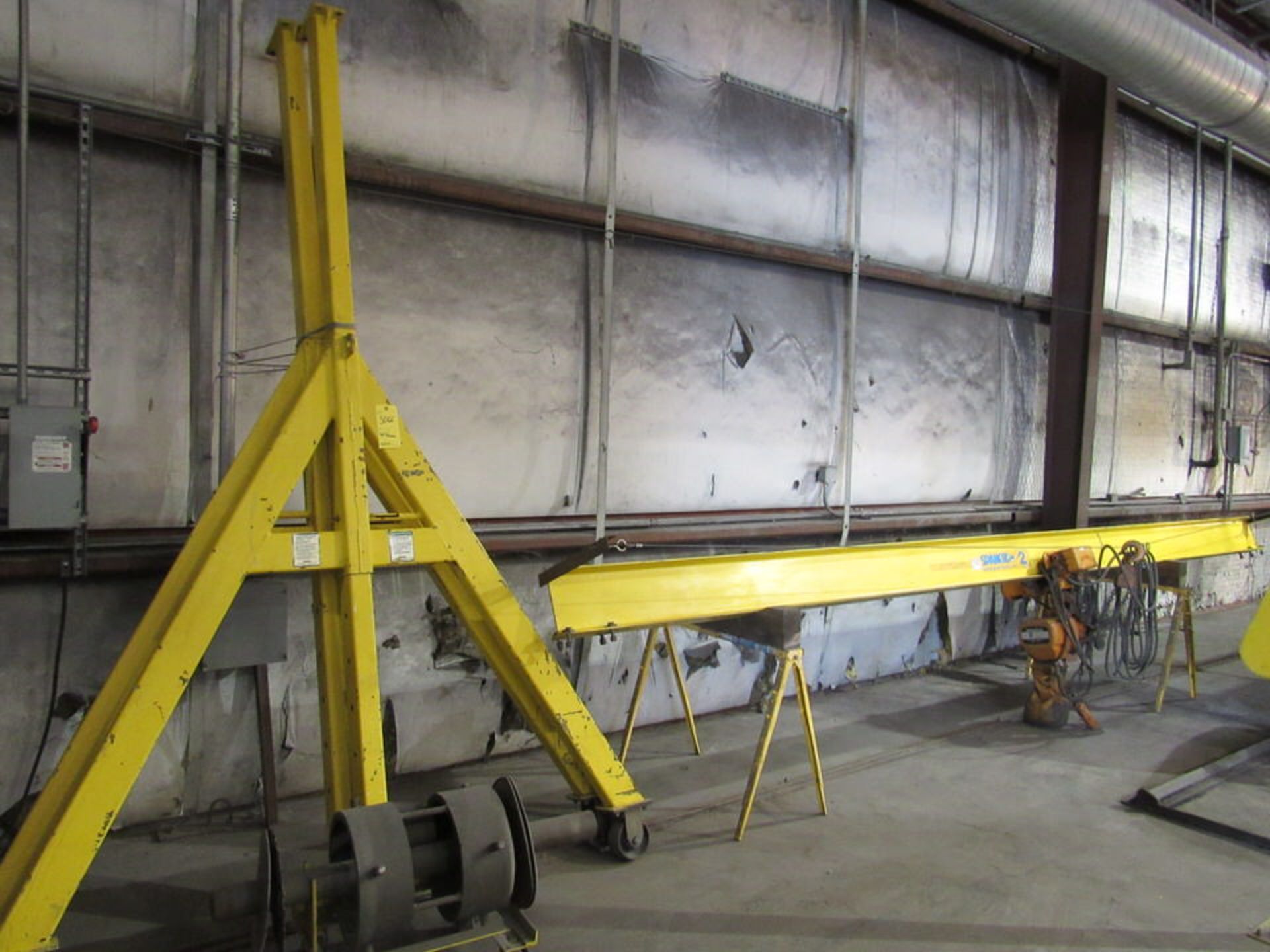 2 Ton Spanco "A" Frame Crane on casters - Image 2 of 5