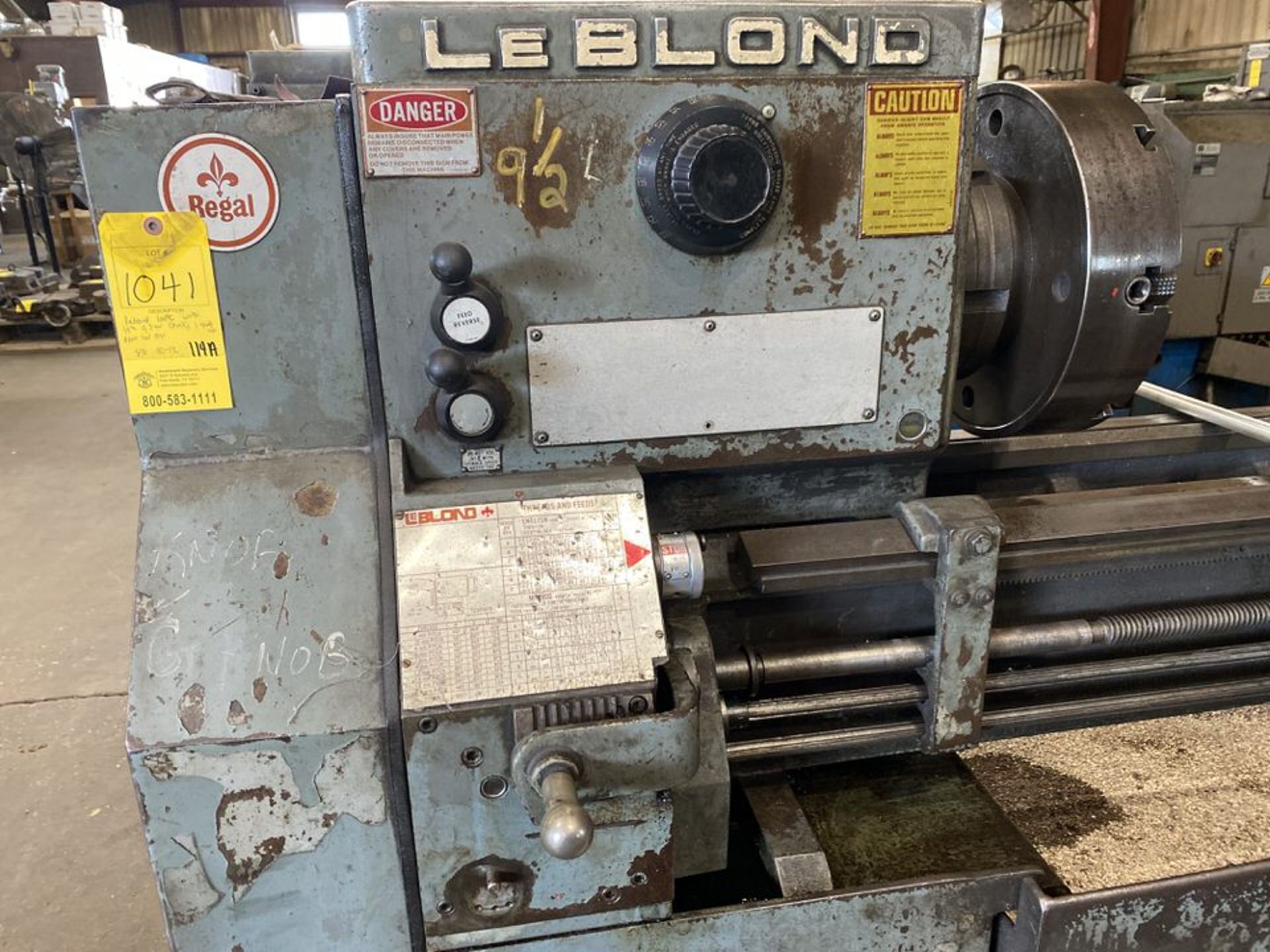 19” x 90” LeBlond Engine Lathe - Image 2 of 5