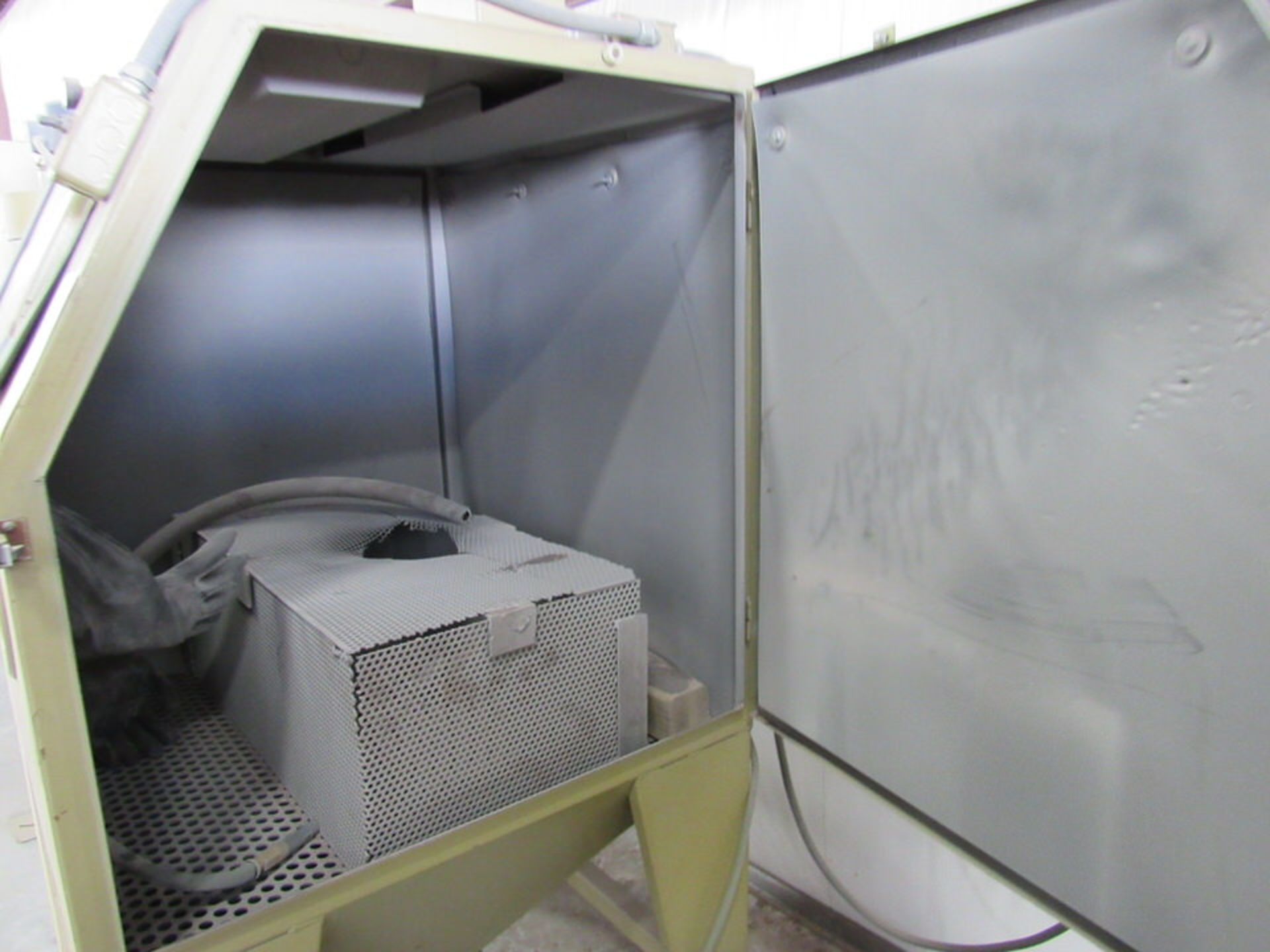 Clemco Zero Blast Cabinet Enclosure with Pressure Pot and Dust Collection - Image 3 of 5