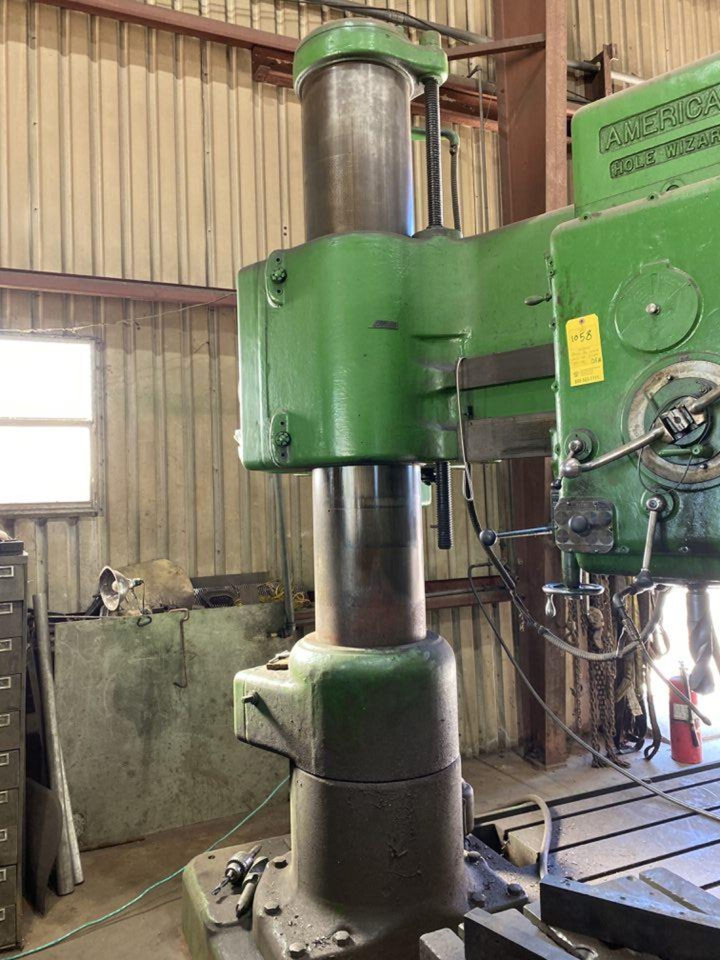 6' 15" American Hole Wizard Radial Arm Drill - Image 4 of 7
