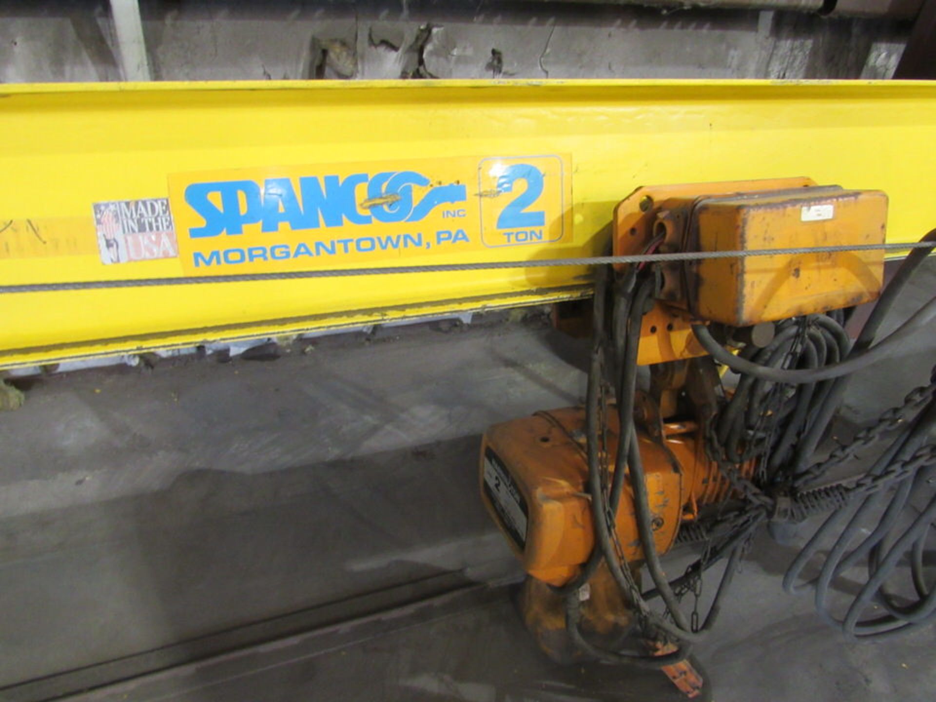 2 Ton Spanco "A" Frame Crane on casters