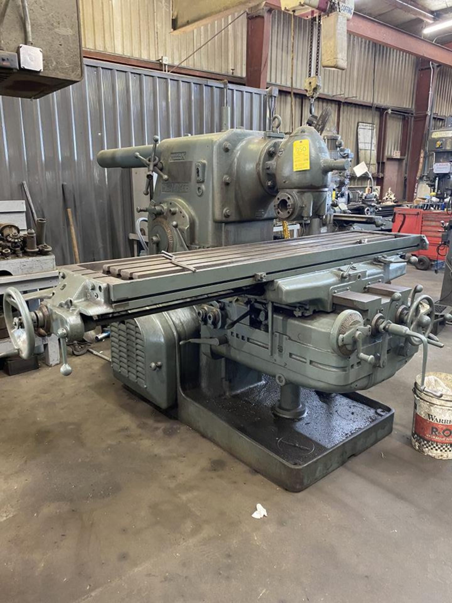 Kearney & Trecker Milwaukee No. 4 Plain Horizontal Milling Machine