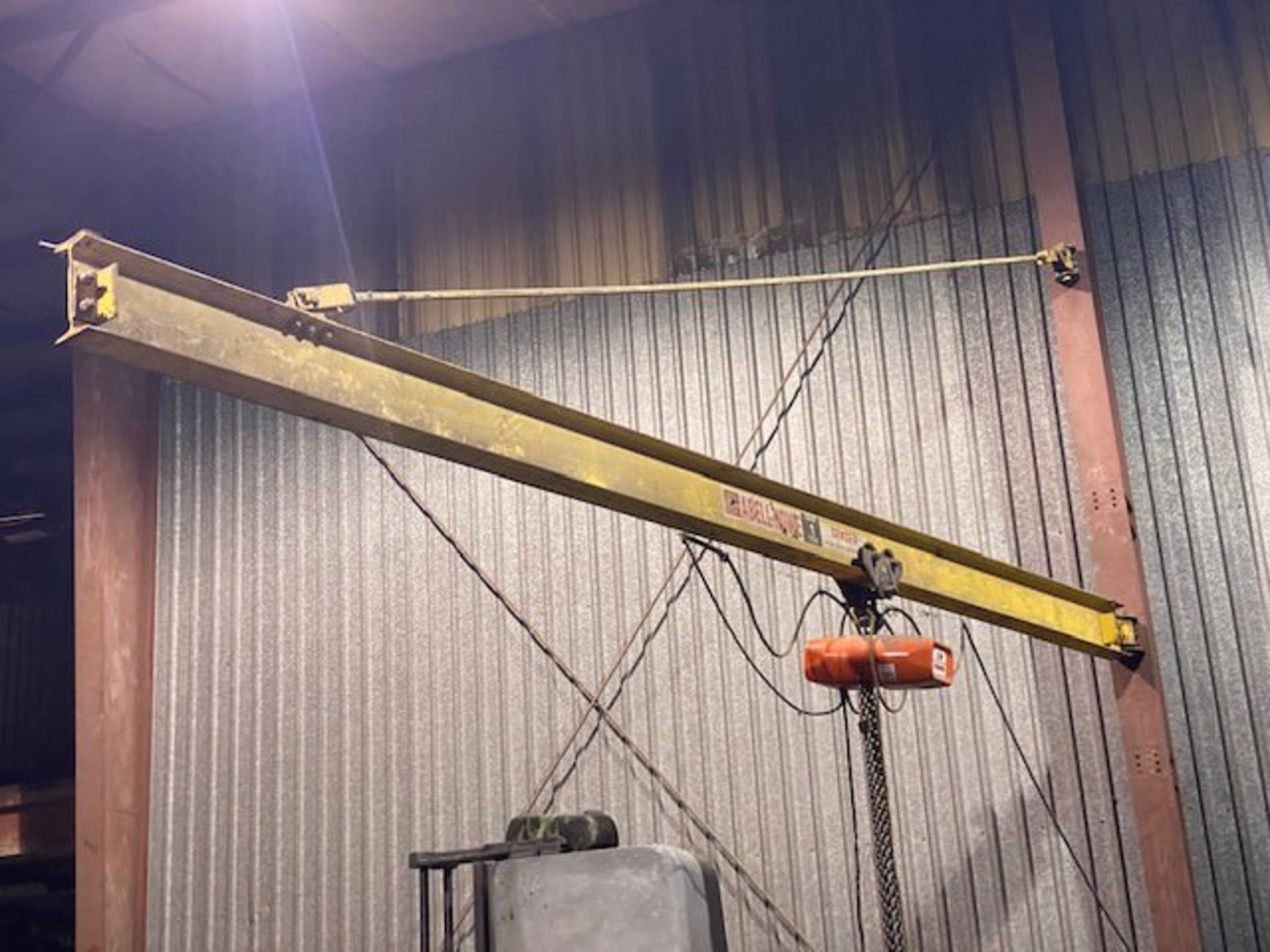 1 Ton Abell-Howe Jib Crane - Image 2 of 2