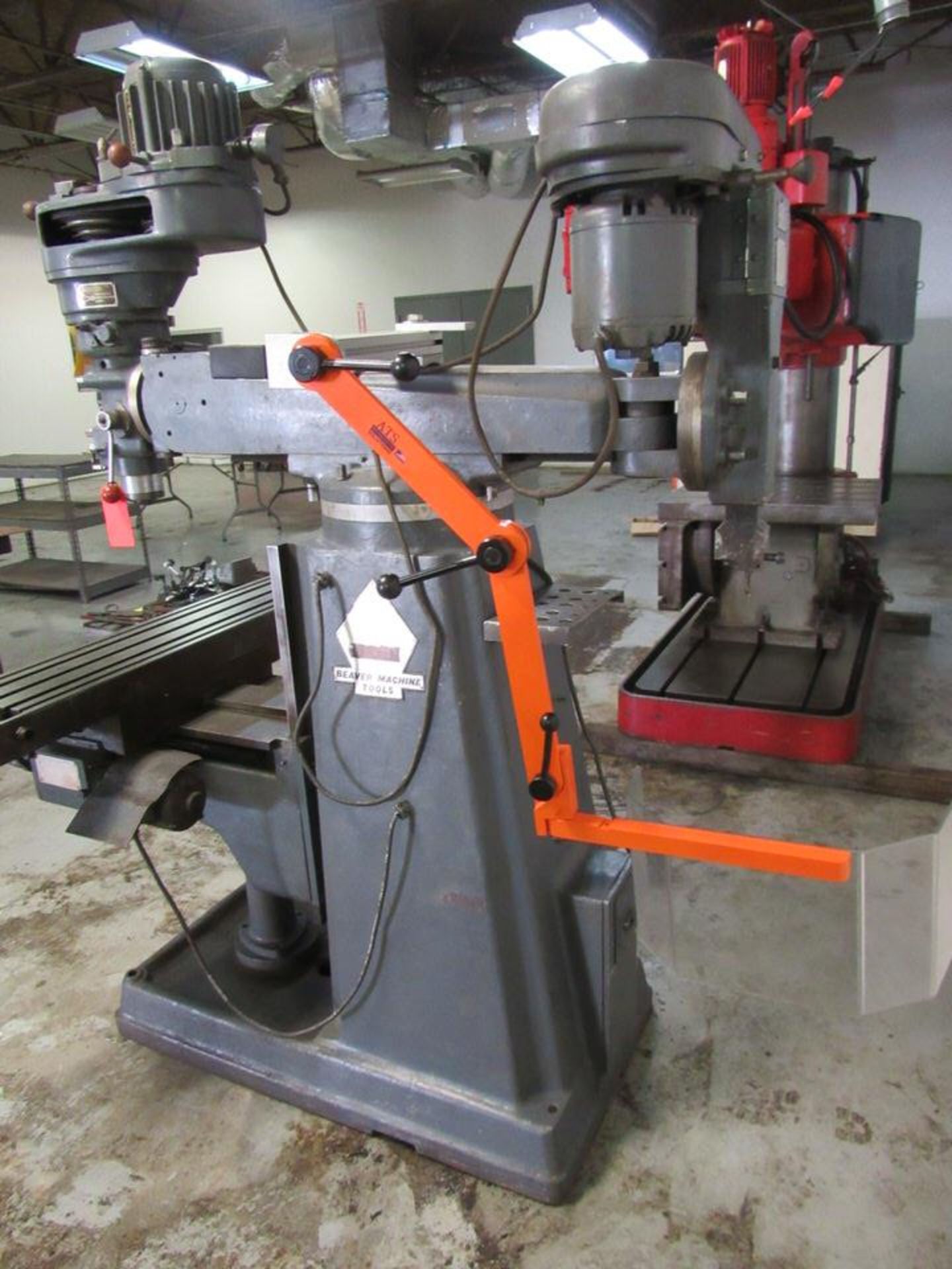 Beaver Machine Model VBRP Vertical Milling Machine - Image 4 of 5